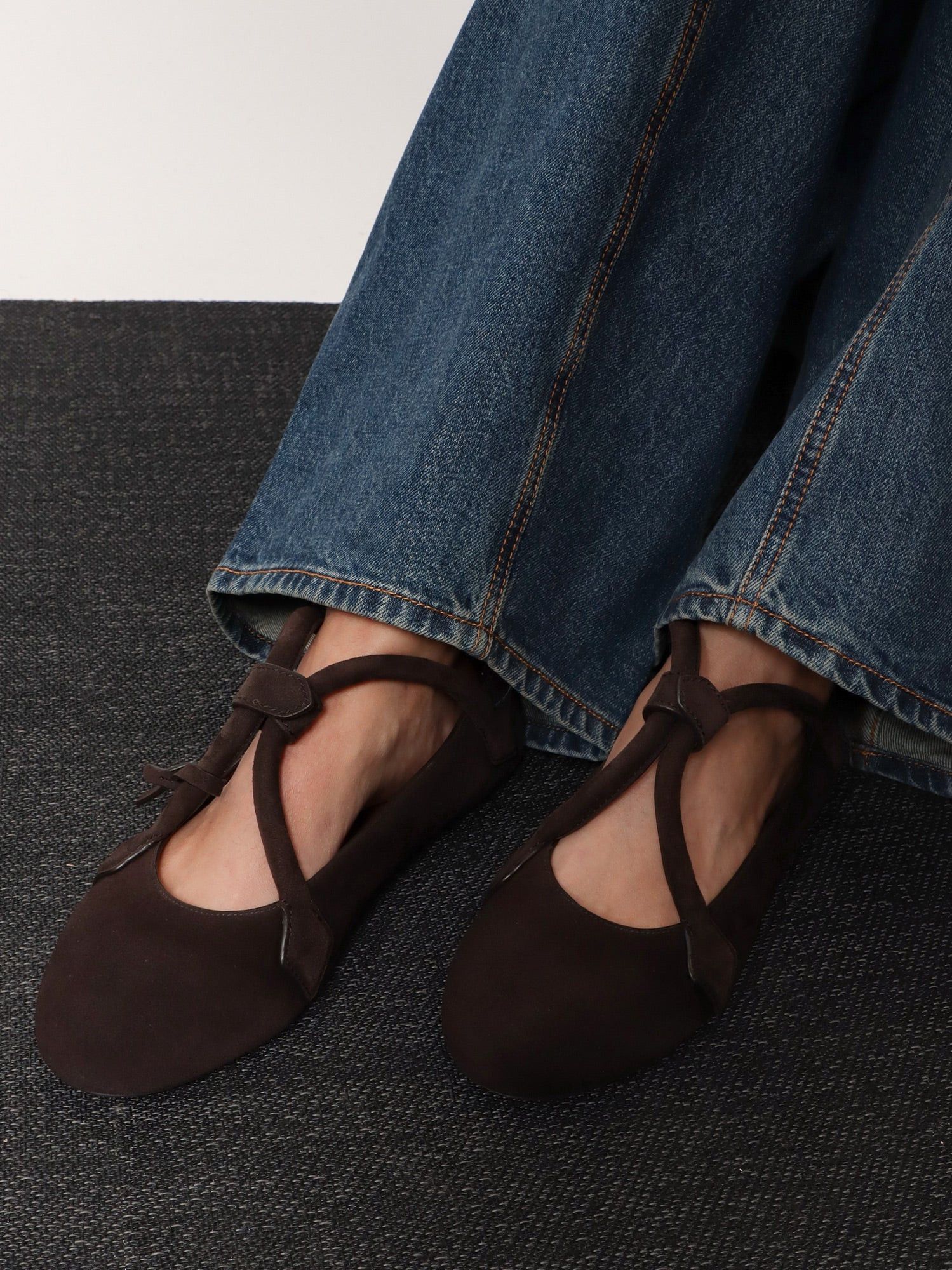 Alaia Le Teckel Suede Ballet Flats Size US 10 / IT 40 - 4 Thumbnail
