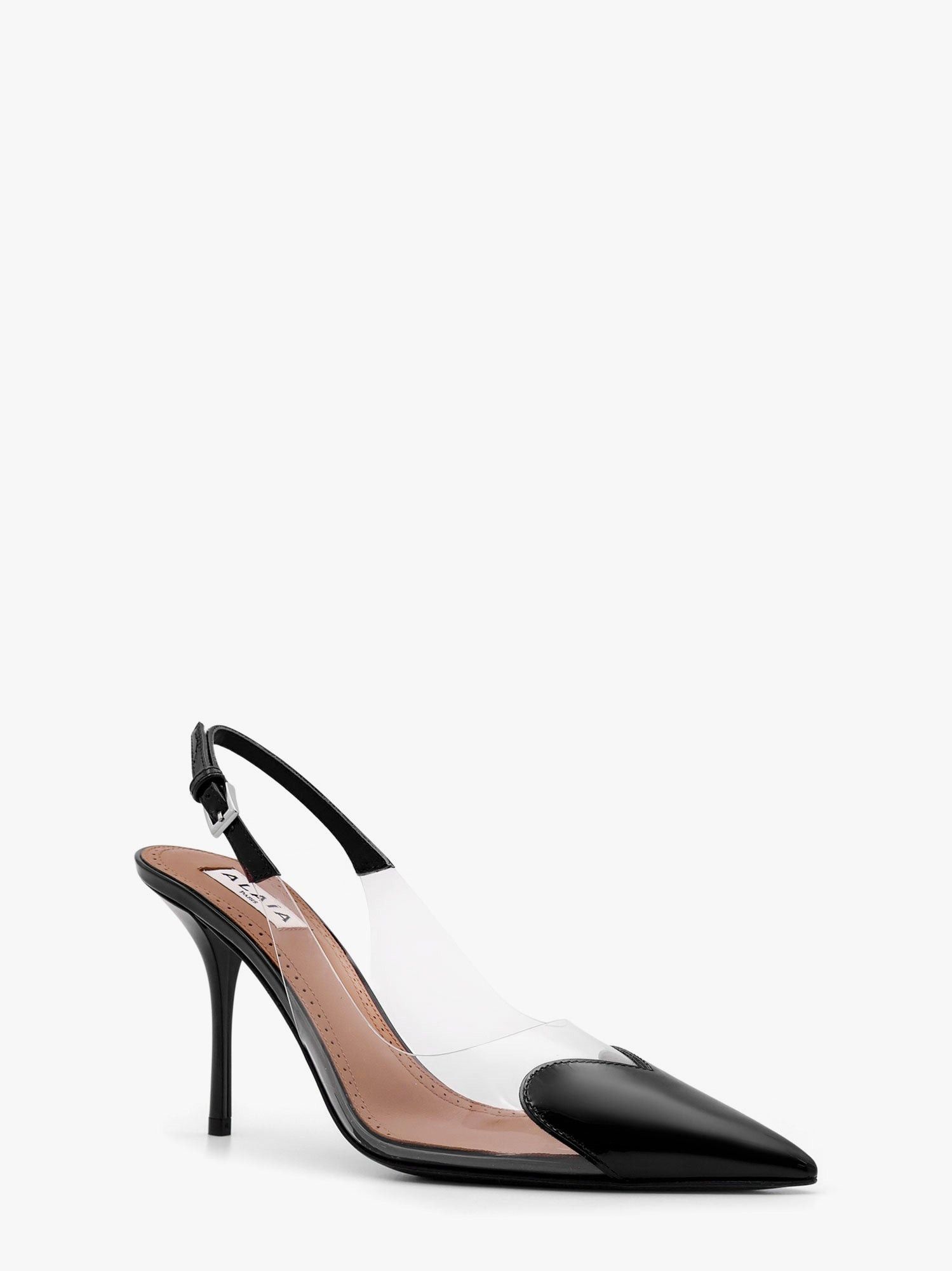 Alaia Le Coeur Pvc And Leather Slingback Decollete Size US 11 / IT 41 - 2 Thumbnail