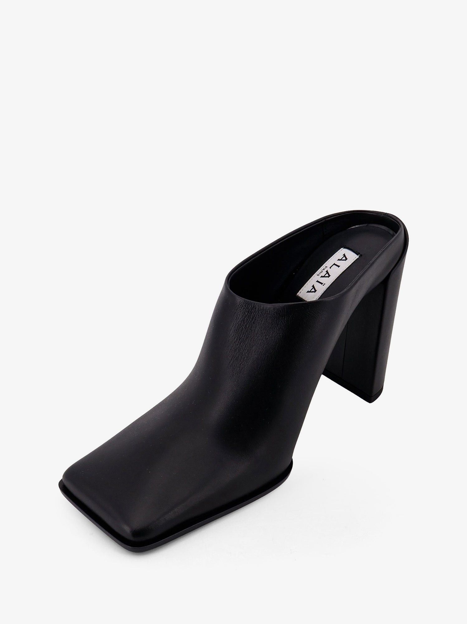 Alaia Square Leather Mule Size US 10 / IT 40 - 4 Thumbnail