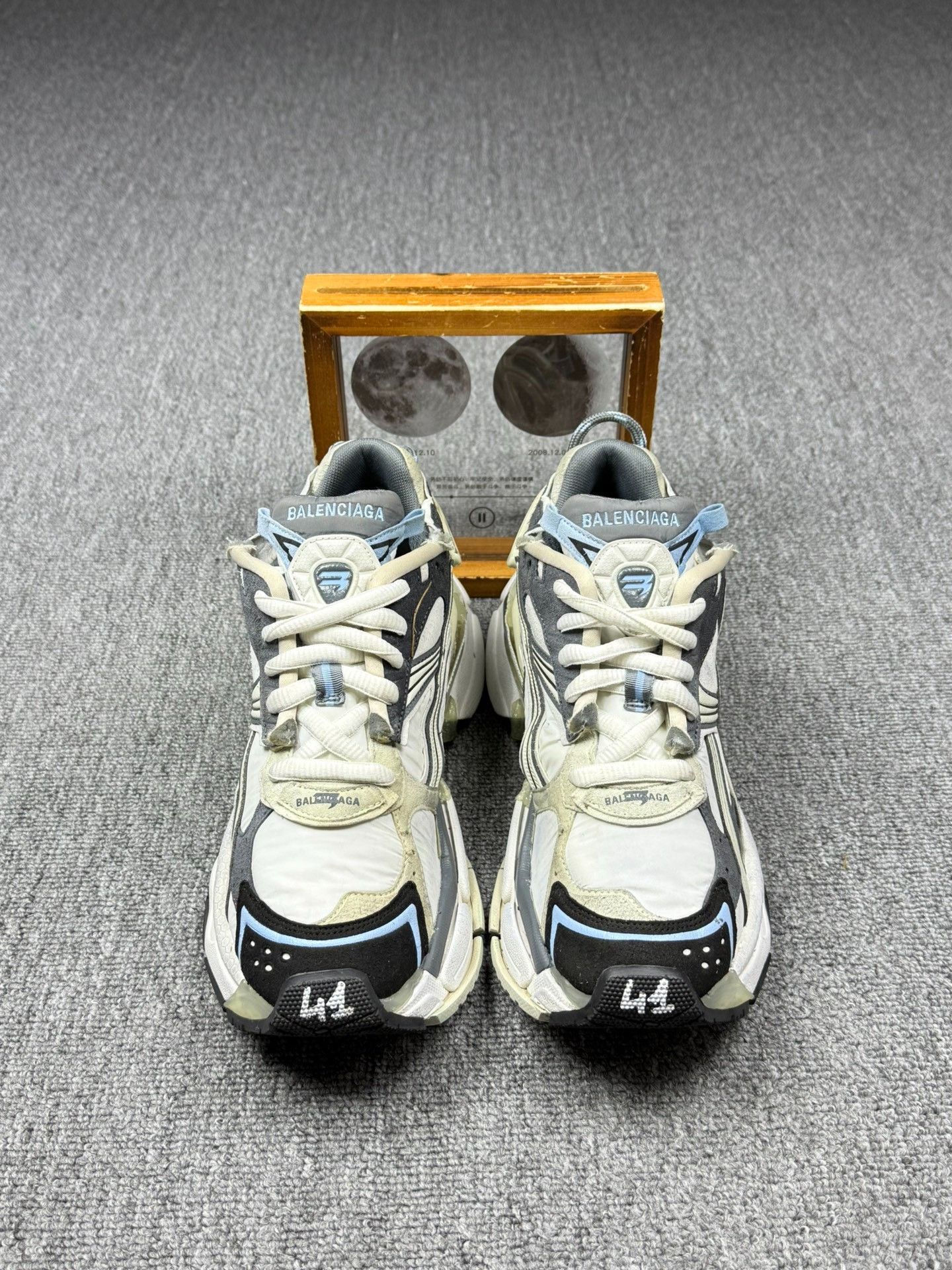 Balenciaga Balenciaga Running Blue Lowtop Sneakers 8 Men Size US 8 / EU 41 - 4 Thumbnail