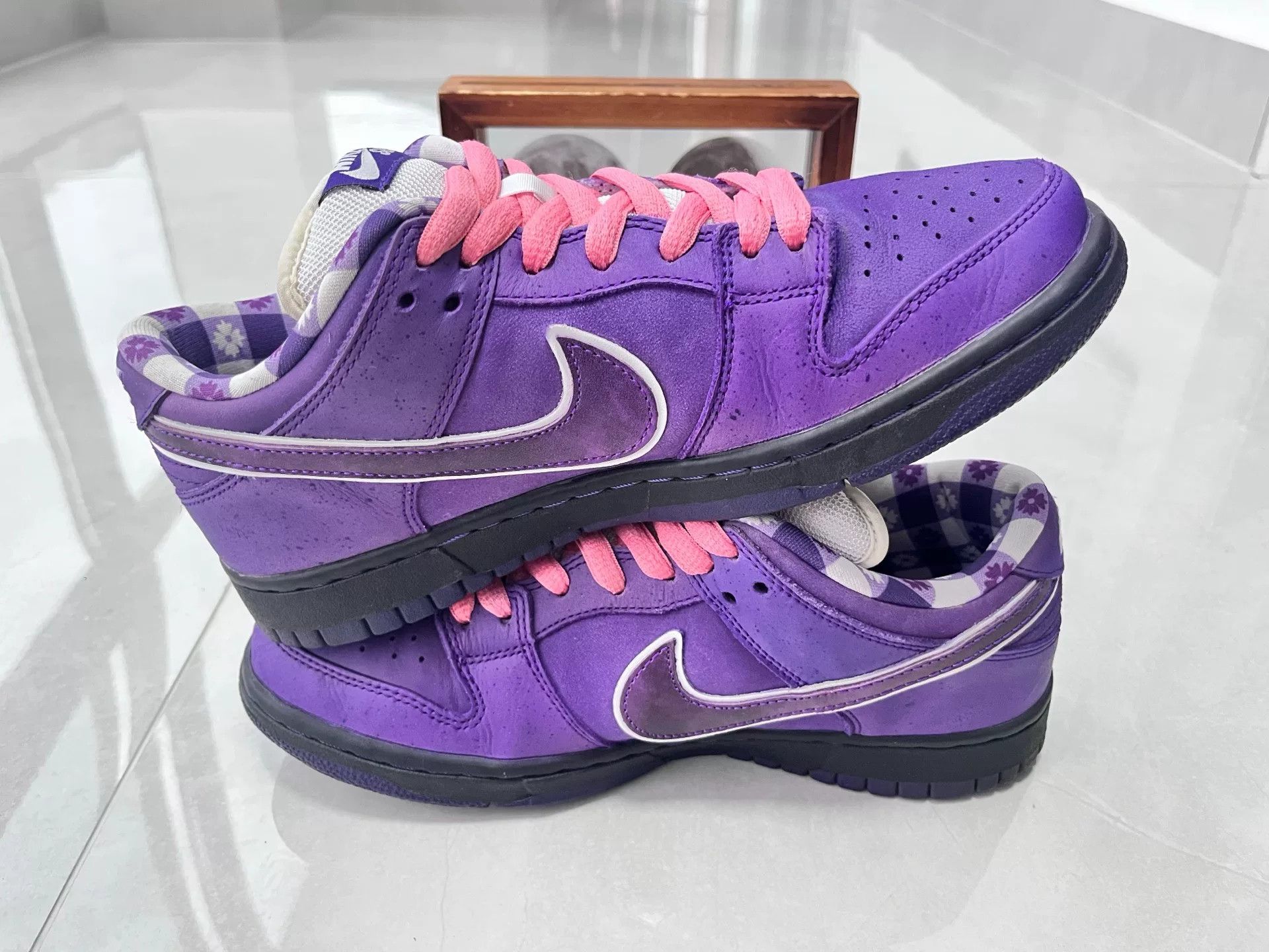 Nike Nike DUNK SB Purple Lowtop Sneakers it_40 Women Size US 10 / IT 40 - 3 Thumbnail