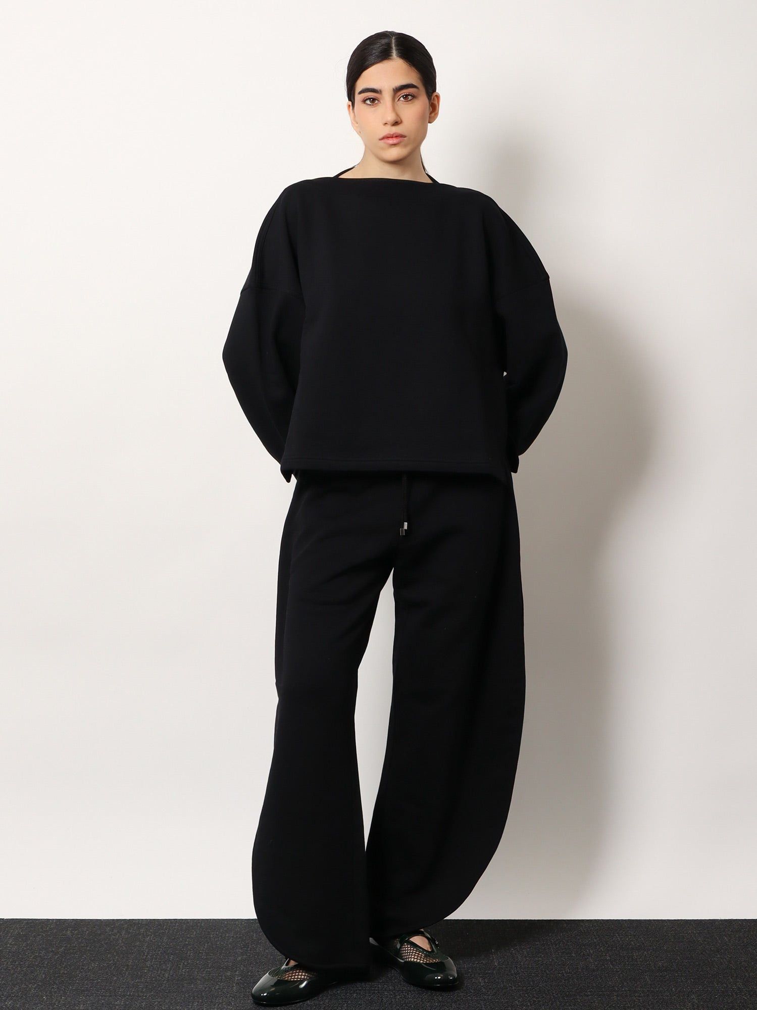 Alaia Boatneck Cotton Sweatshirt Size XS / US 0-2 / IT 36-38 - 4 Thumbnail