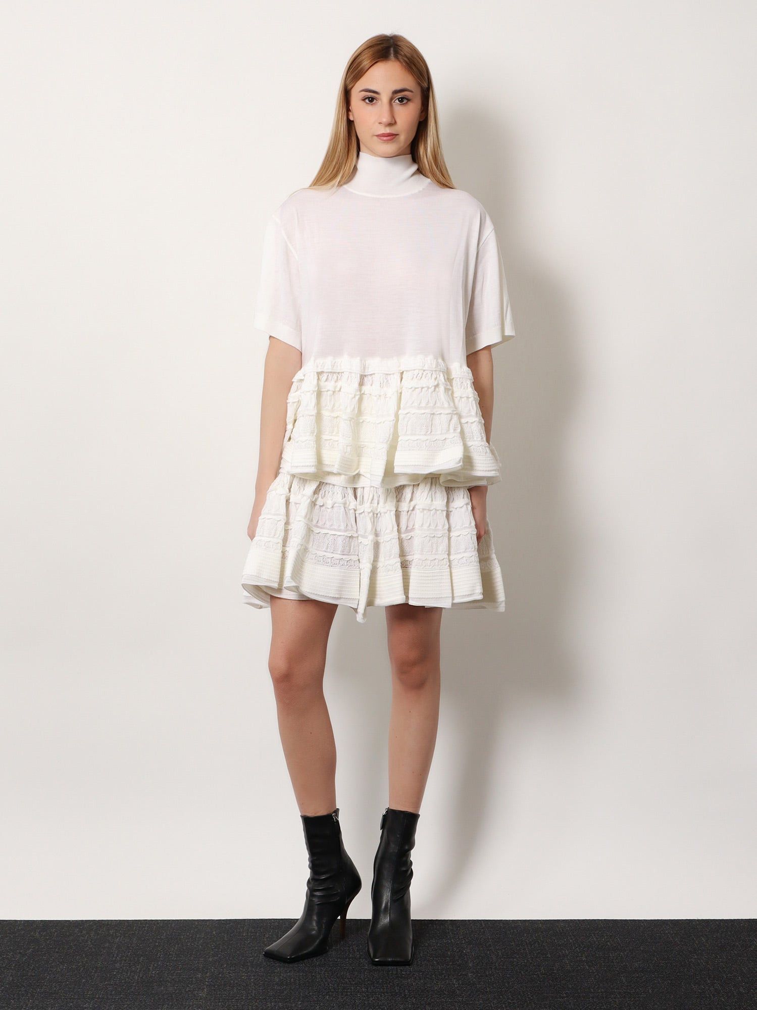 Alaia Peplum Virgin Wool Sweater Size M / US 6-8 / IT 42-44 - 4 Thumbnail