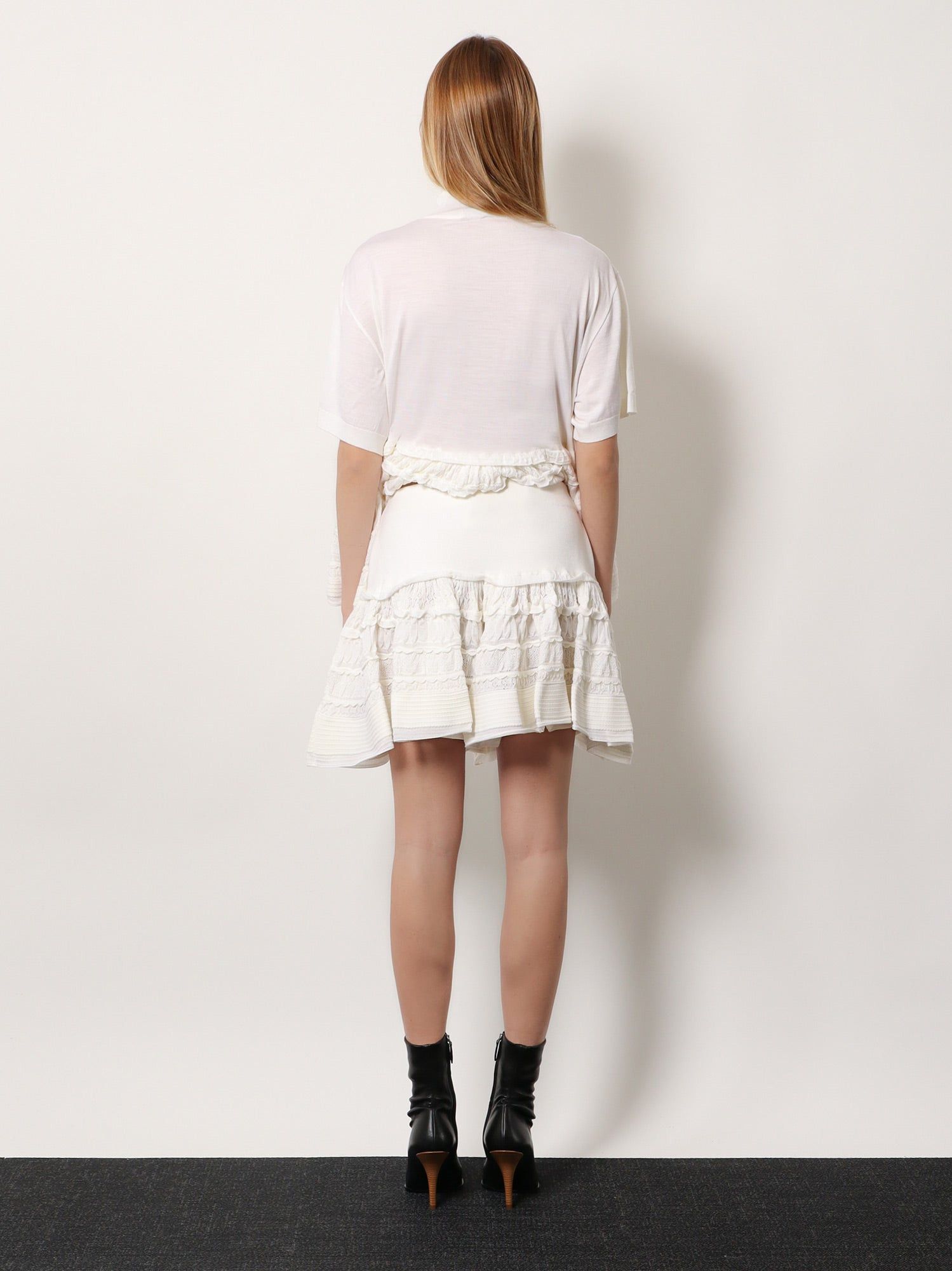 Alaia Ruffle Virgin Wool Skirt Size 28" / US 6 / IT 42 - 4 Thumbnail