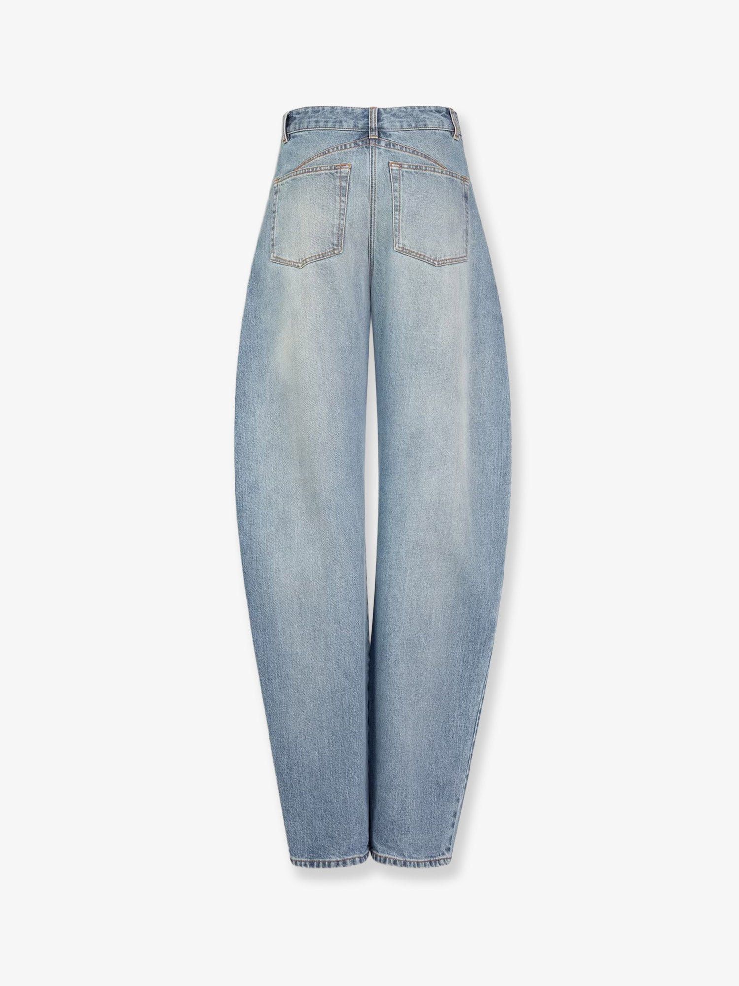 Alaia Faded Blue Denim Jeans Size 28" / US 6 / IT 42 - 2 Thumbnail