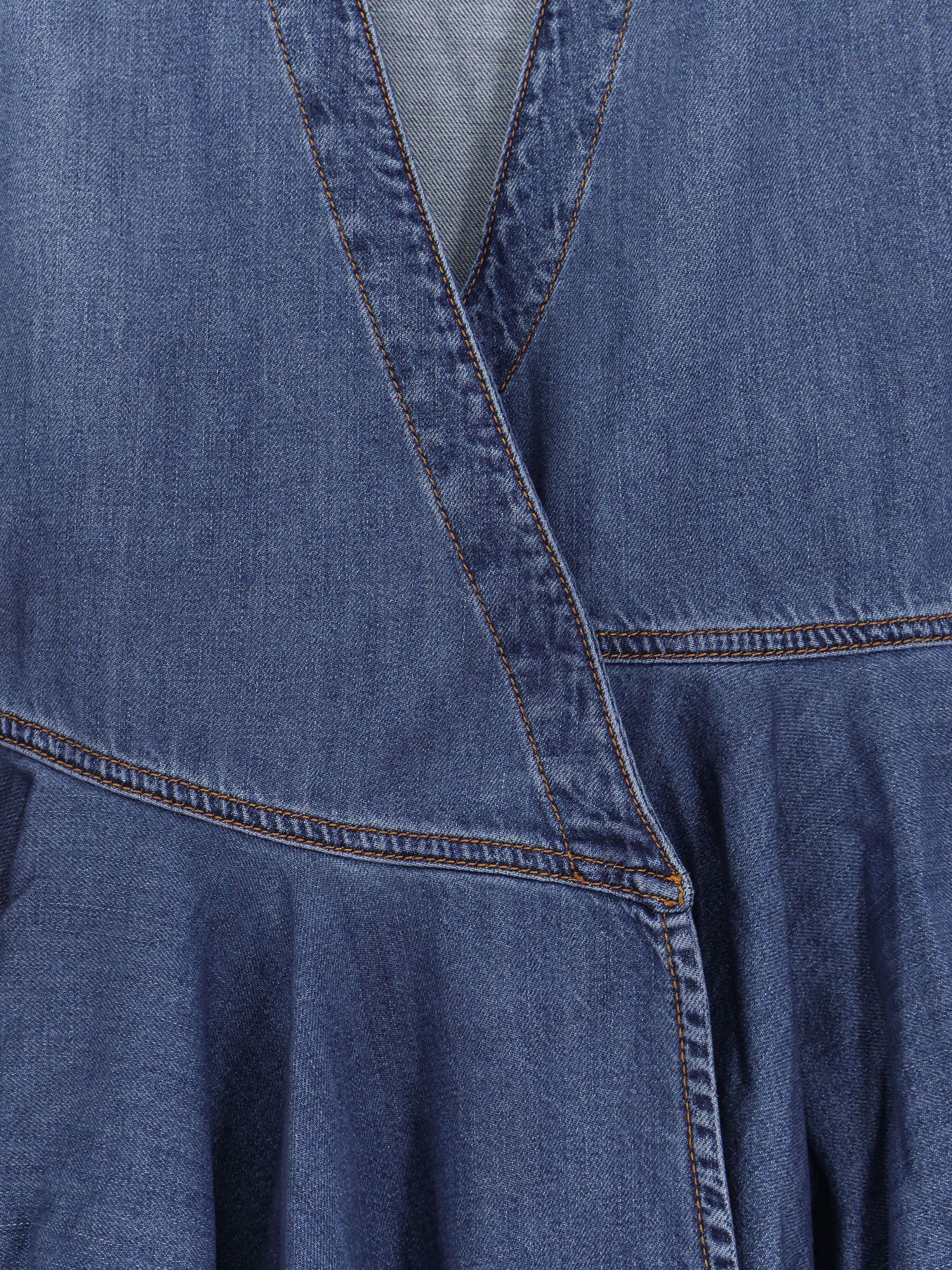 Alaia Wrap Denim Dress Size S / US 4 / IT 40 - 5 Thumbnail