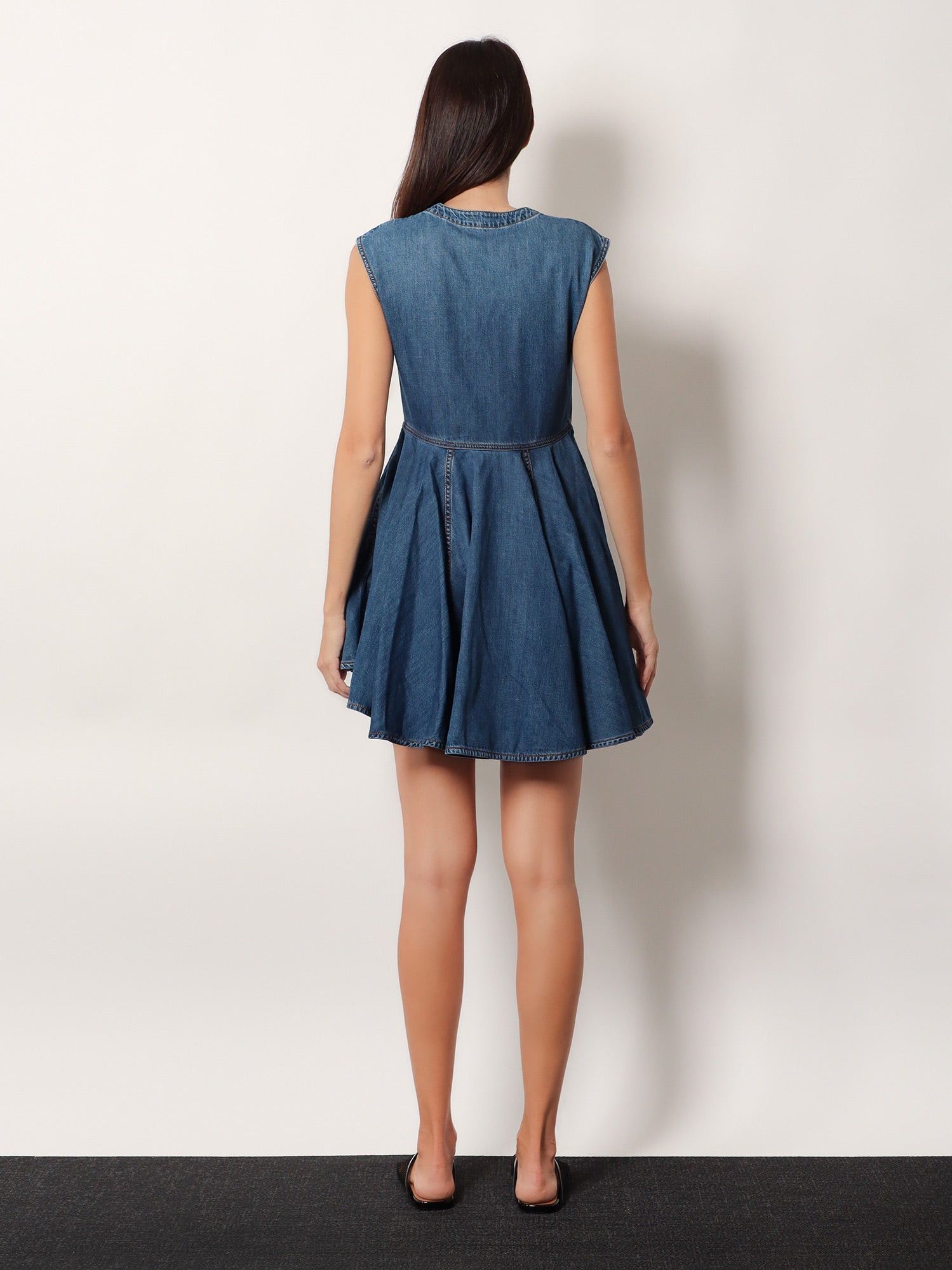 Alaia Wrap Denim Dress Size M / US 6-8 / IT 42-44 - 3 Thumbnail