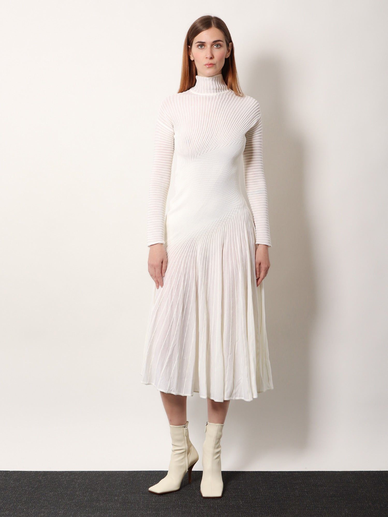 Alaia Long Wool Dress Size S / US 4 / IT 40 - 2 Thumbnail
