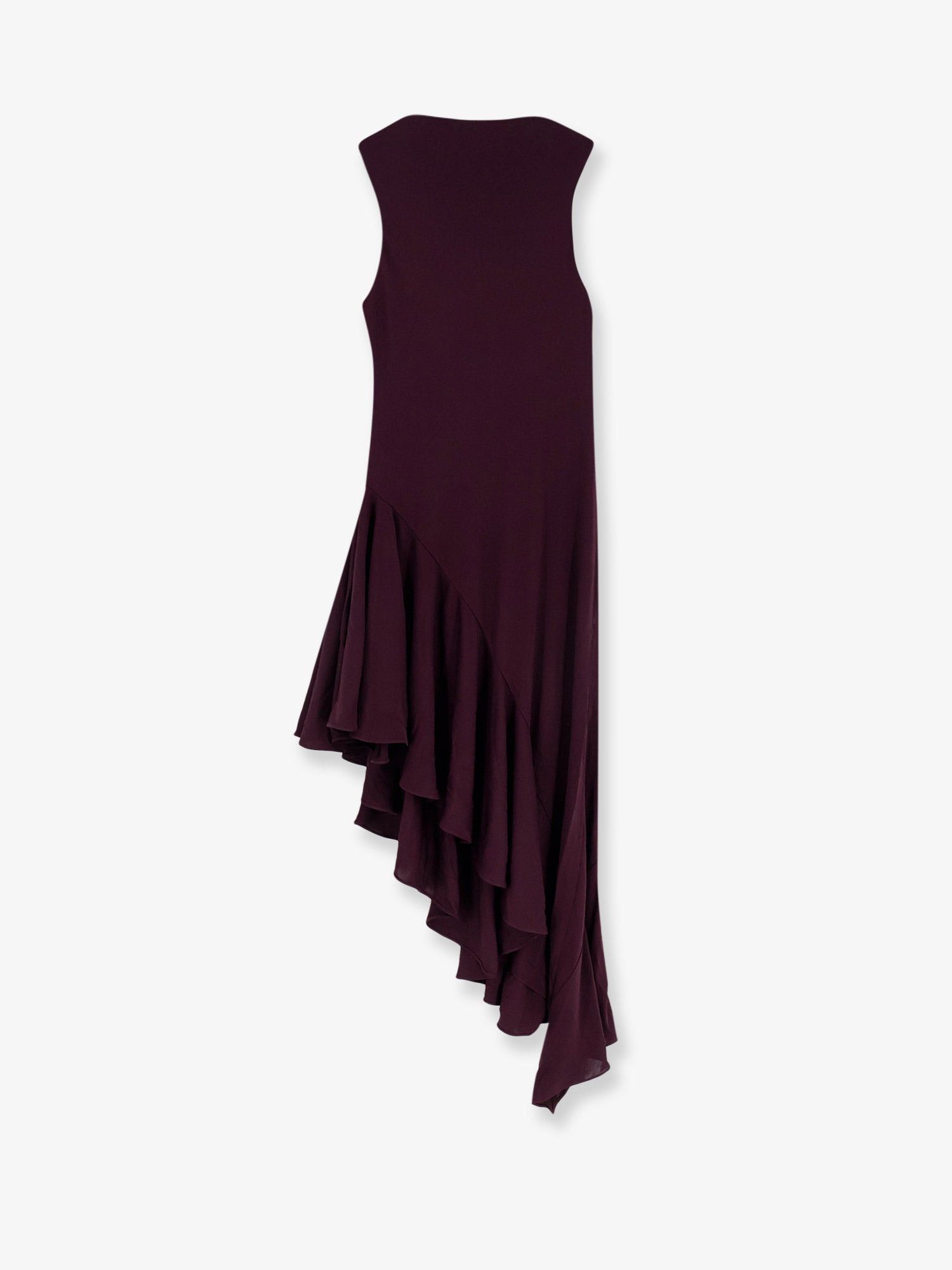 Alaia Long Asymmetrical Viscose Dress Size S / US 4 / IT 40 - 2 Thumbnail