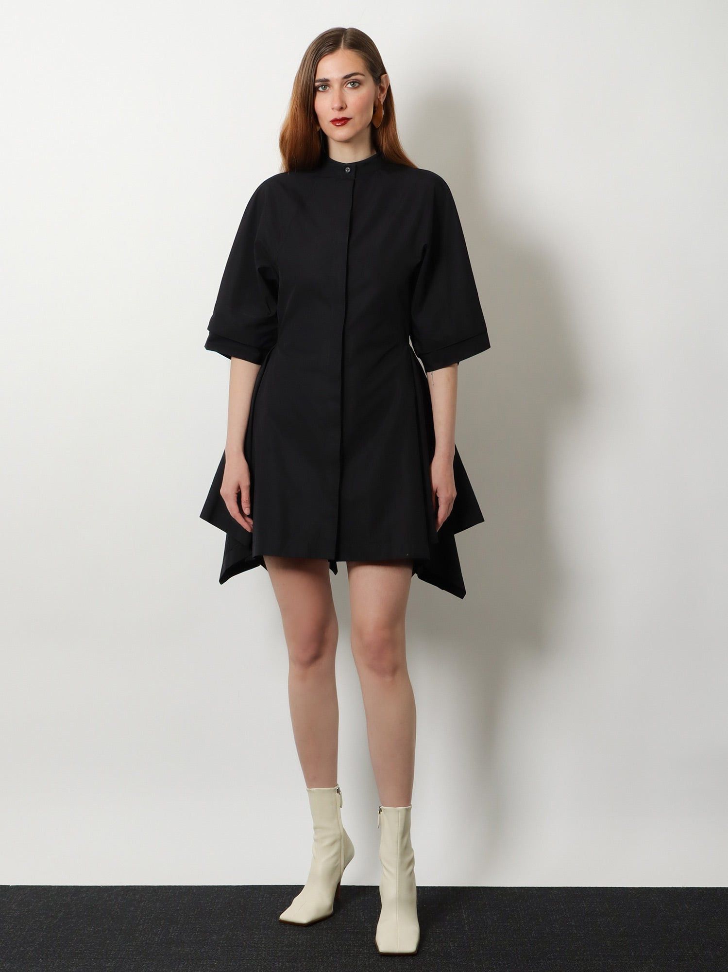 Alaia Panelled Cotton Dress Size XS / US 0-2 / IT 36-38 - 4 Thumbnail