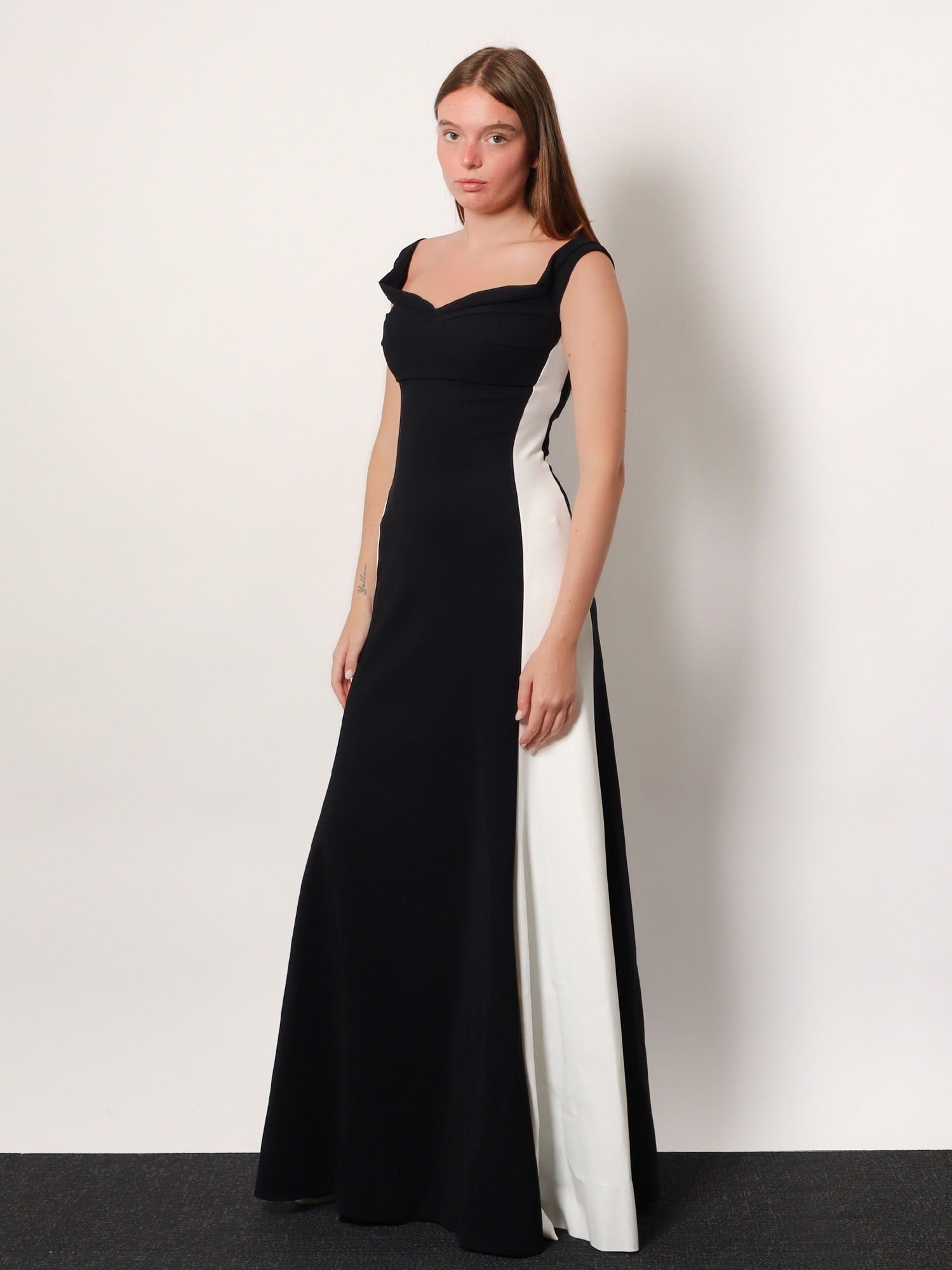 Chiara Boni Goem Satin Long Dress Size M / US 6-8 / IT 42-44 - 2 Thumbnail