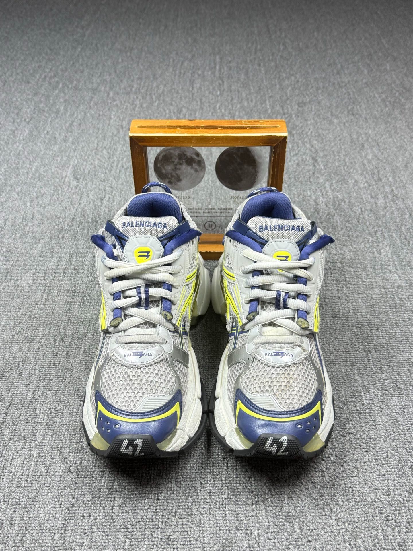 Balenciaga Balenciaga Running Blue Lowtop Sneakers 9 Men Size US 9 / EU 42 - 4 Thumbnail