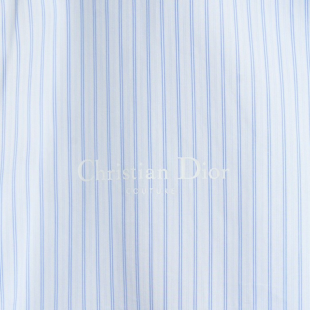 Dior Dior Men's Letter Print Striped Shirt Size US XS / EU 42 / 0 - 4 Thumbnail