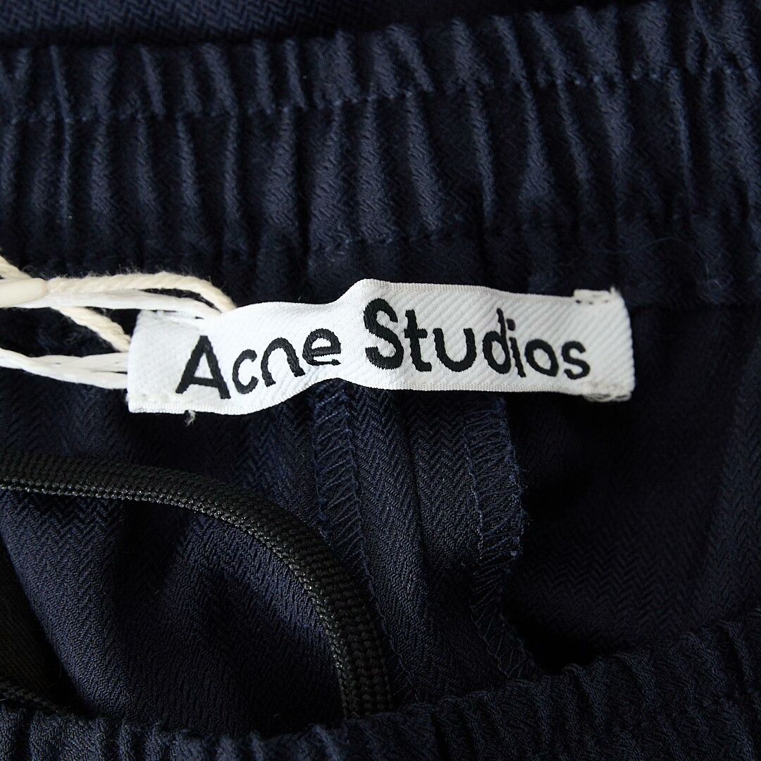 Acne Studios Acne Studios Men's Drawstring Navy Pants Size US 32 / EU 48 - 6 Thumbnail