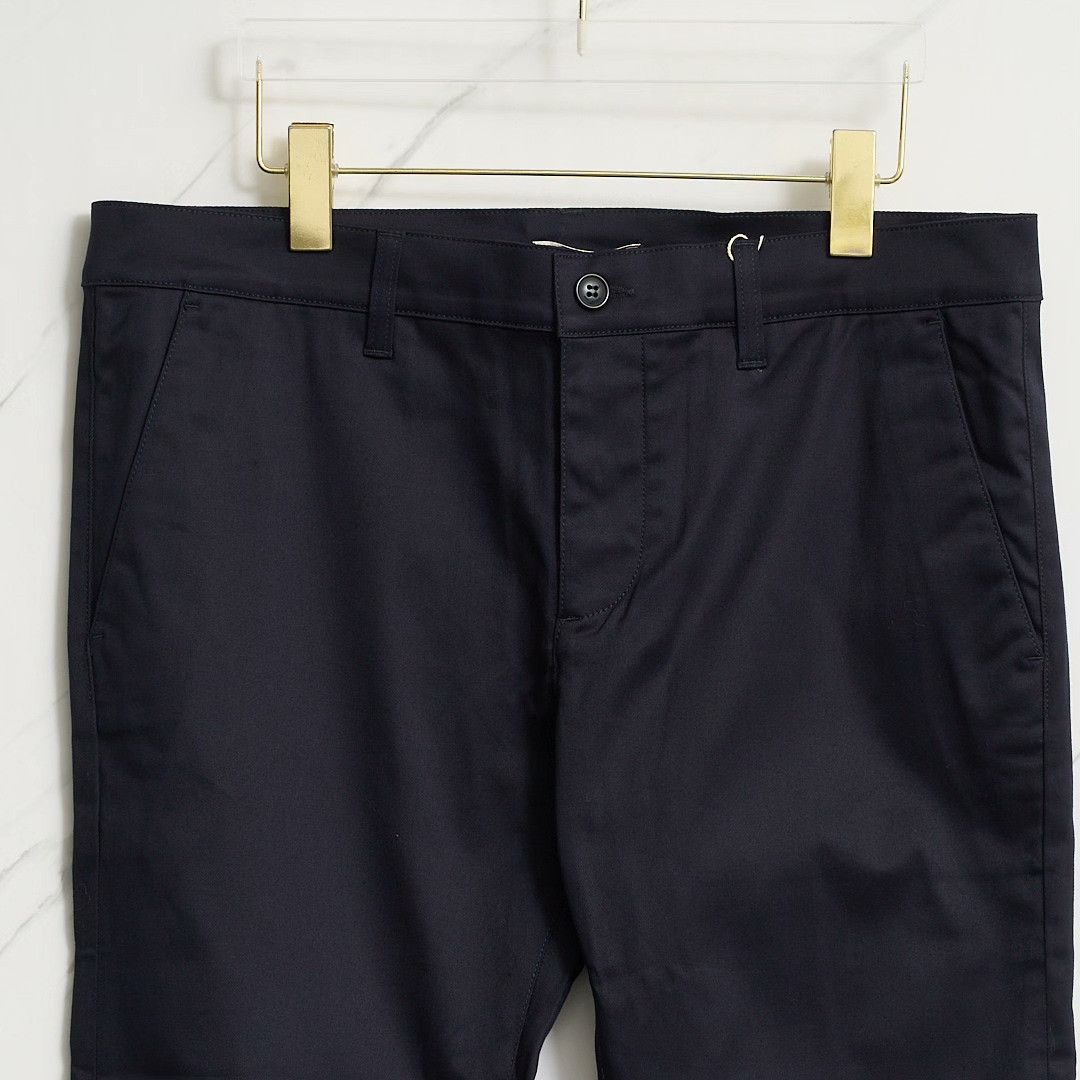 Saint Laurent Paris Saint Laurent Men's Navy Straight Casual Pants Size US 34 / EU 50 - 2 Thumbnail