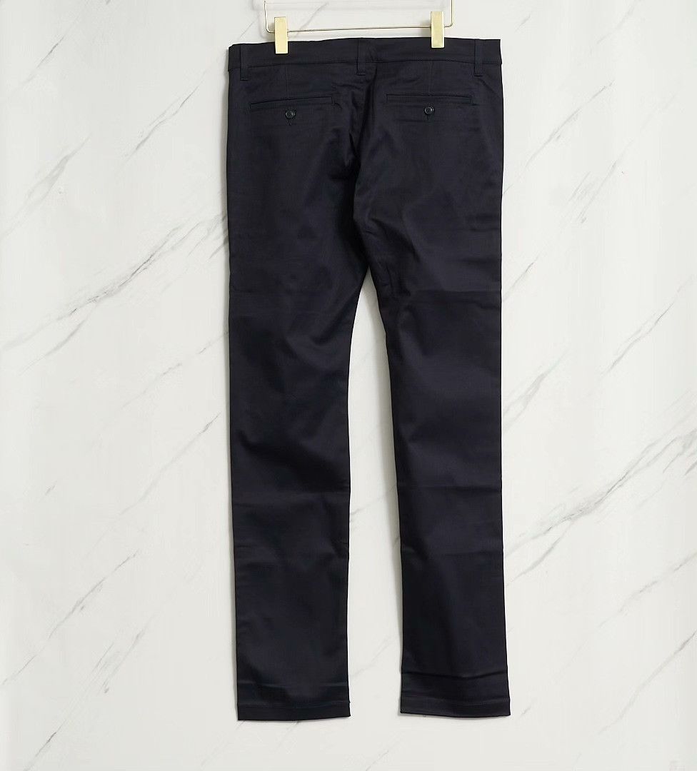 Saint Laurent Paris Saint Laurent Men's Navy Straight Casual Pants Size US 34 / EU 50 - 4 Thumbnail