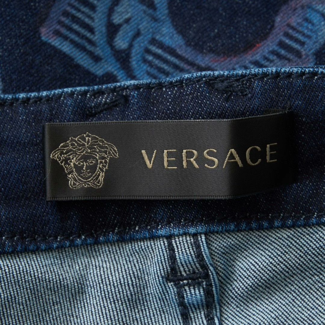 Versace Versace Men's Baroque Print Jeans Size US 30 / EU 46 - 6 Thumbnail