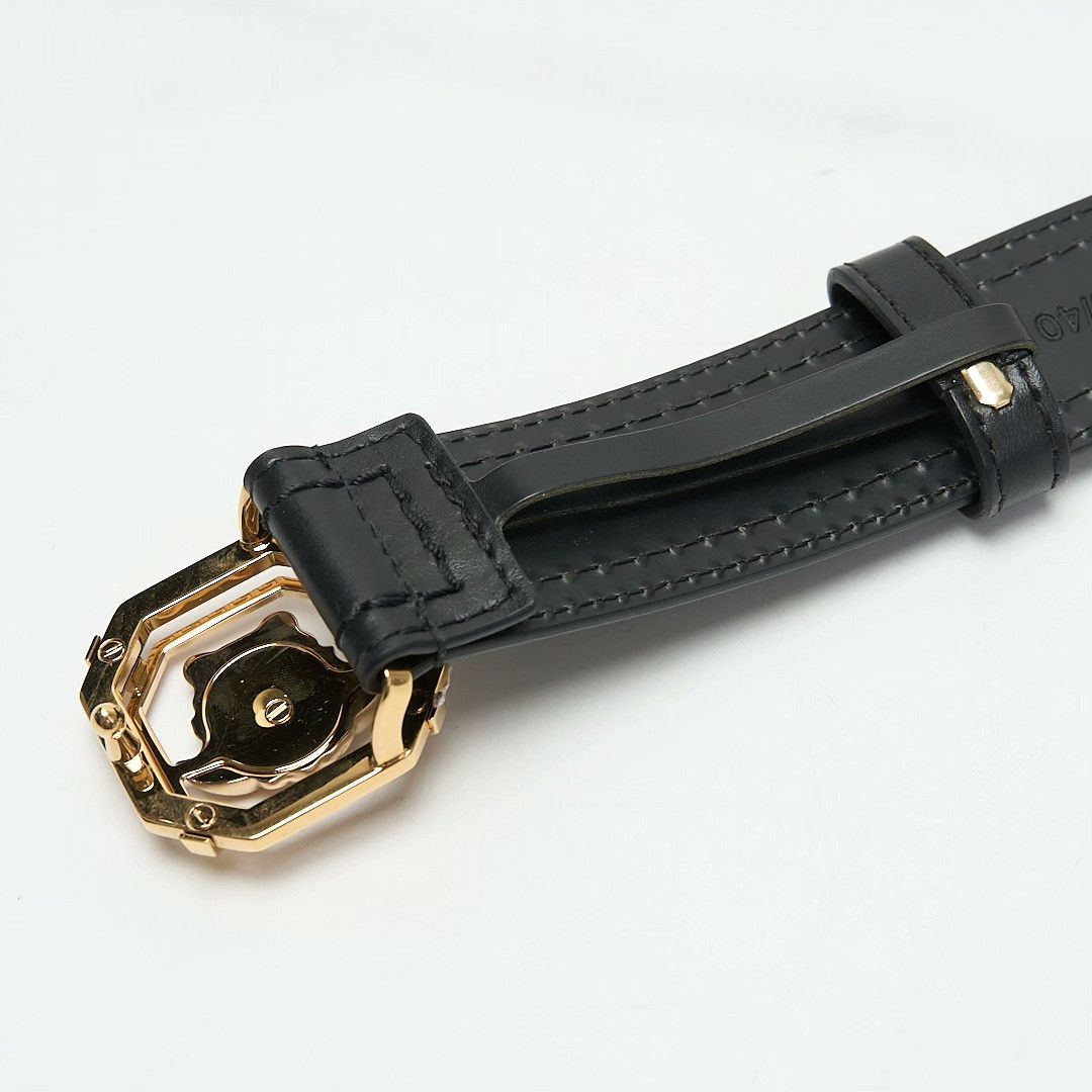 Versace Versace Men's Medusa Embossed Belt Size ONE SIZE - 3 Thumbnail