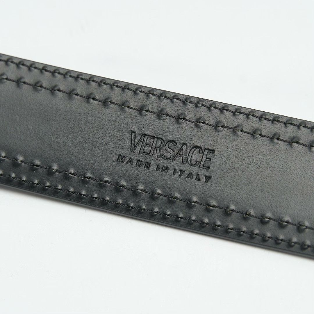 Versace Versace Men's Medusa Embossed Belt Size ONE SIZE - 4 Thumbnail