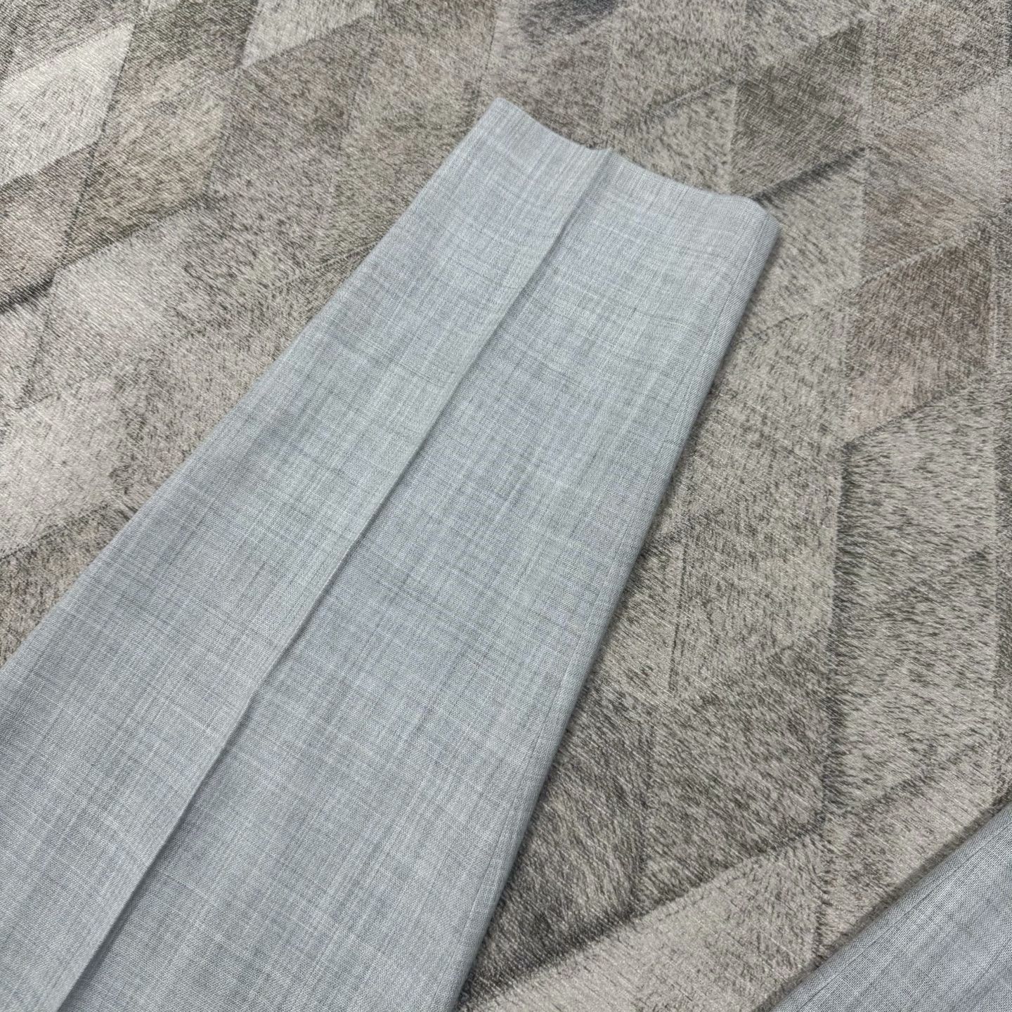 Dior Dior Gray Wool Trousers Size US 34 / EU 50 - 3 Thumbnail