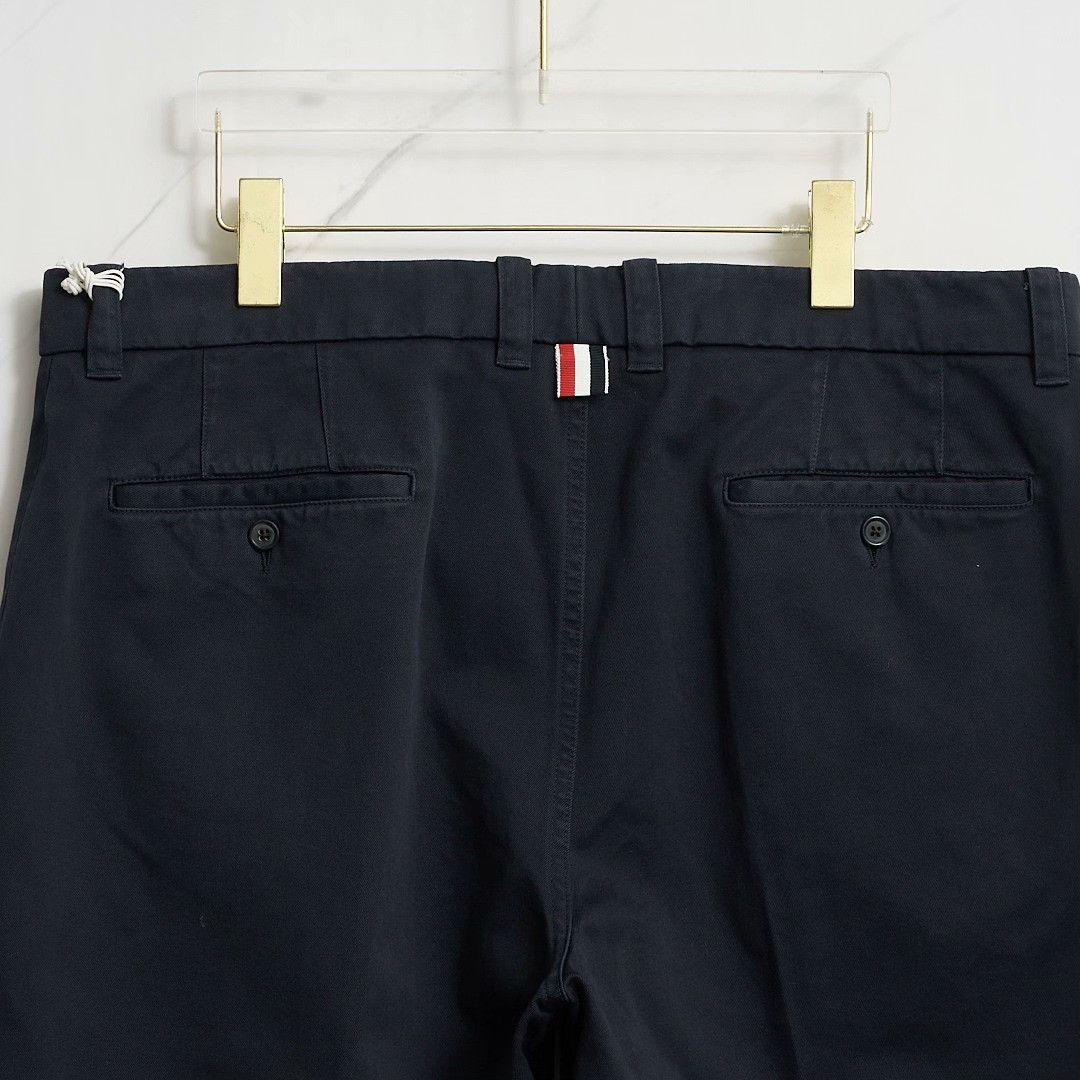 Thom Browne Thom Browne Men's Navy Straight Casual Pants Size US 30 / EU 46 - 5 Thumbnail