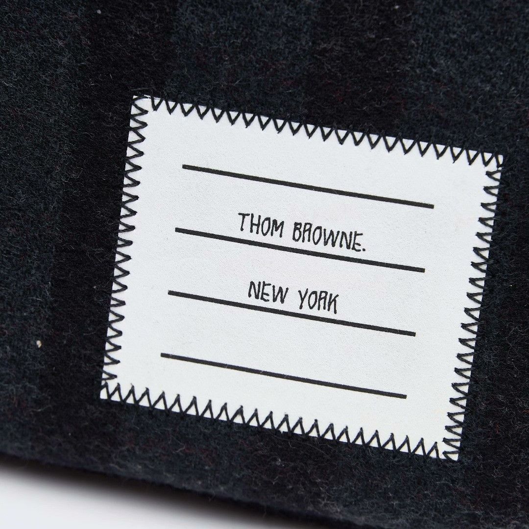 Thom Browne Thom Browne Men's Classic Melton Shoulder Bag Size ONE SIZE - 3 Thumbnail