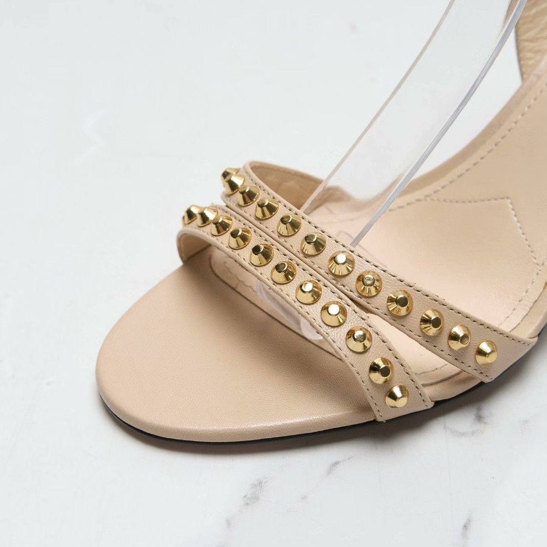 Prada Prada Women's Studded Stiletto Sandals Size US 6 / IT 36 - 5 Thumbnail