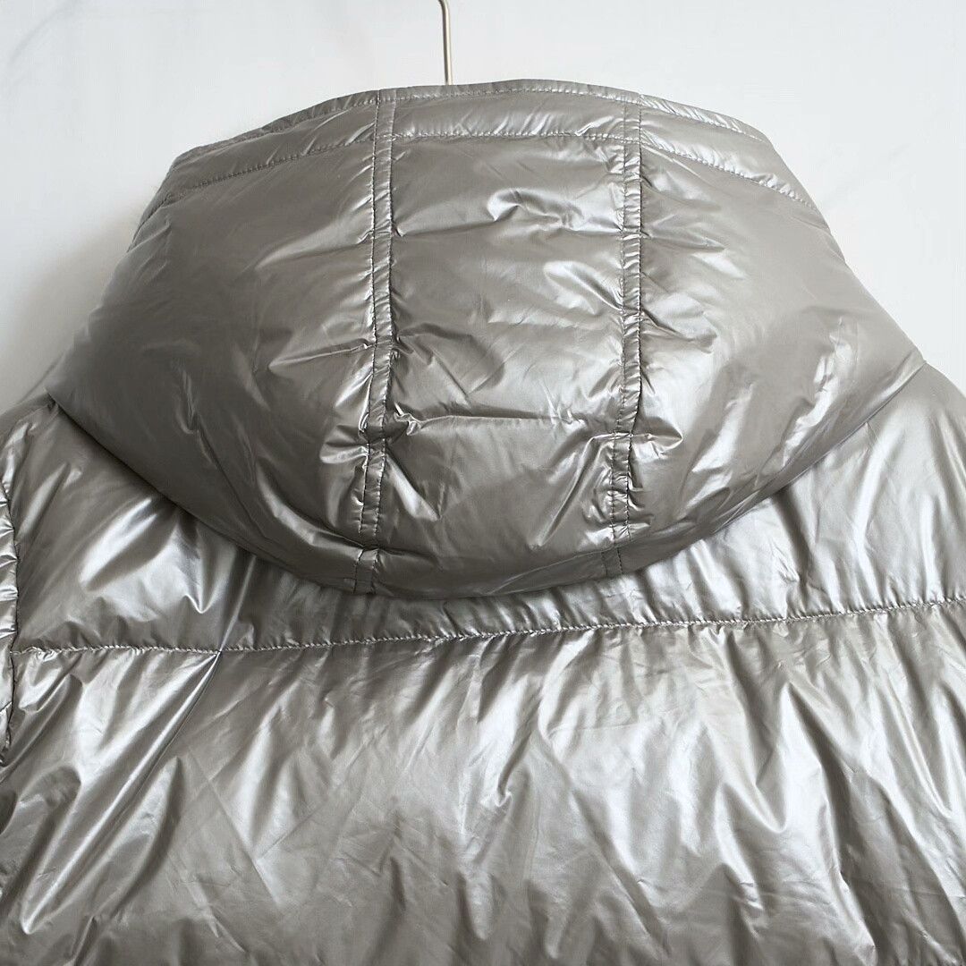 Yves Salomon Yves Salomon Women's Shiny Hooded Down Jacket Size S / US 4 / IT 40 - 3 Thumbnail