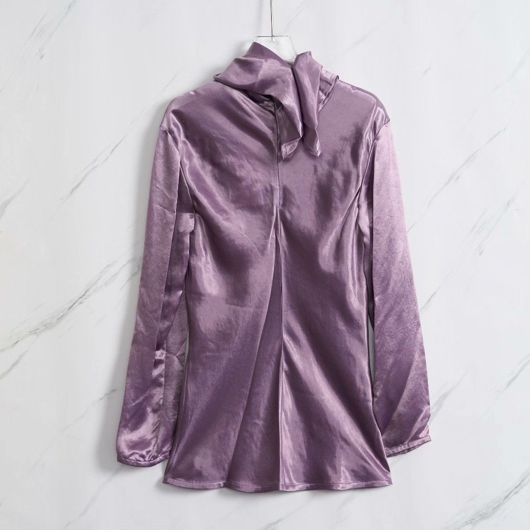 Bottega Veneta Bottega Veneta Women's French Satin Top Size XS / US 0-2 / IT 36-38 - 3 Thumbnail