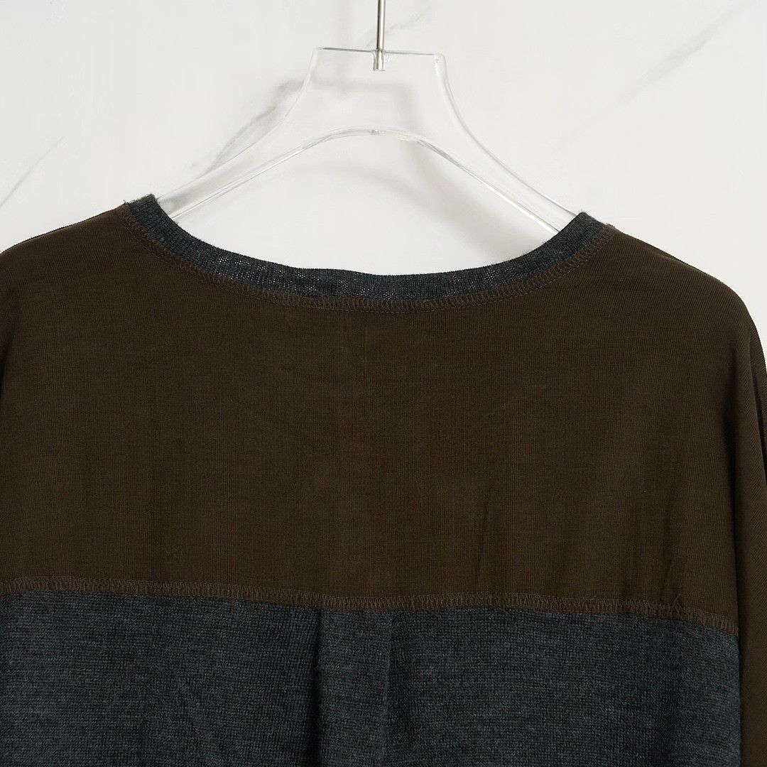 Dolce & Gabbana Dolce&Gabbana Men's Spliced Knit Sweater Size US M / EU 48-50 / 2 - 6 Thumbnail