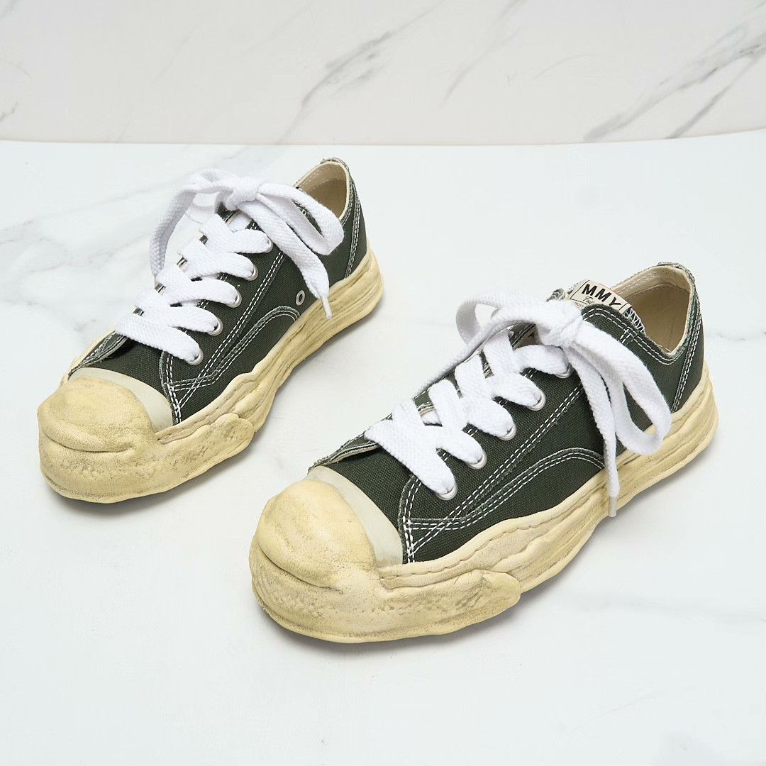 Maison MIHARA YASUHIRO Mihara Yasuhiro Unisex Canvas Dissolved Shoes Size US 8 / EU 41 - 3 Thumbnail