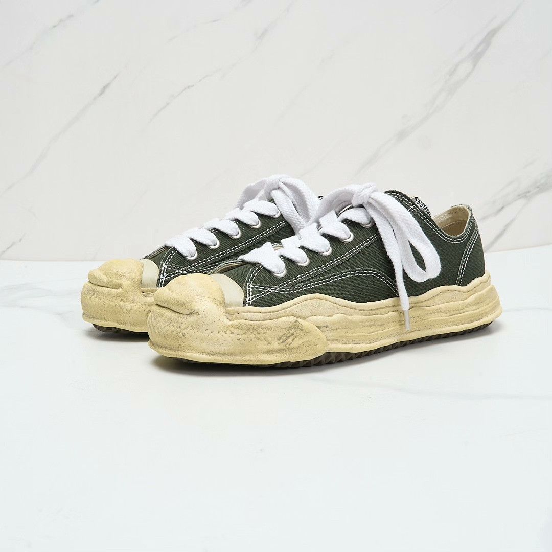 Maison MIHARA YASUHIRO Mihara Yasuhiro Unisex Canvas Dissolved Shoes Size US 8 / EU 41 - 2 Thumbnail