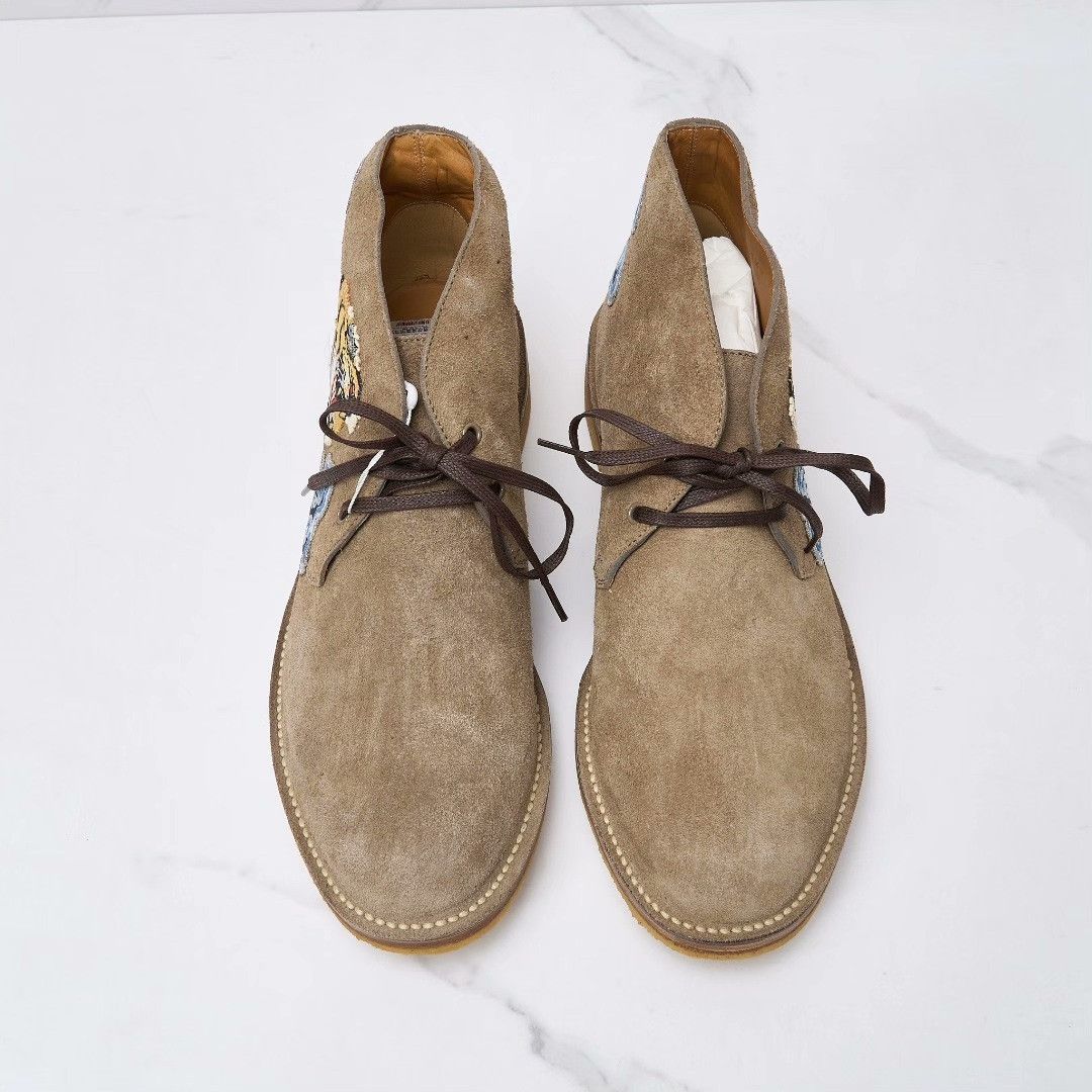 Gucci Gucci Men's Tiger Embroidery Desert Boots Size US 10.5 / EU 43-44 - 4 Thumbnail