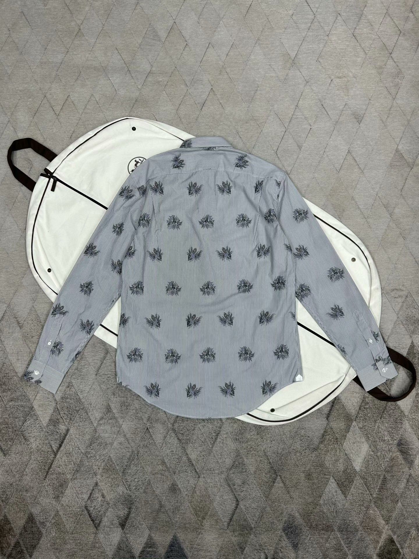 Louis Vuitton LV Spring Summer Floral Shirt Size US L / EU 52-54 / 3 - 4 Thumbnail