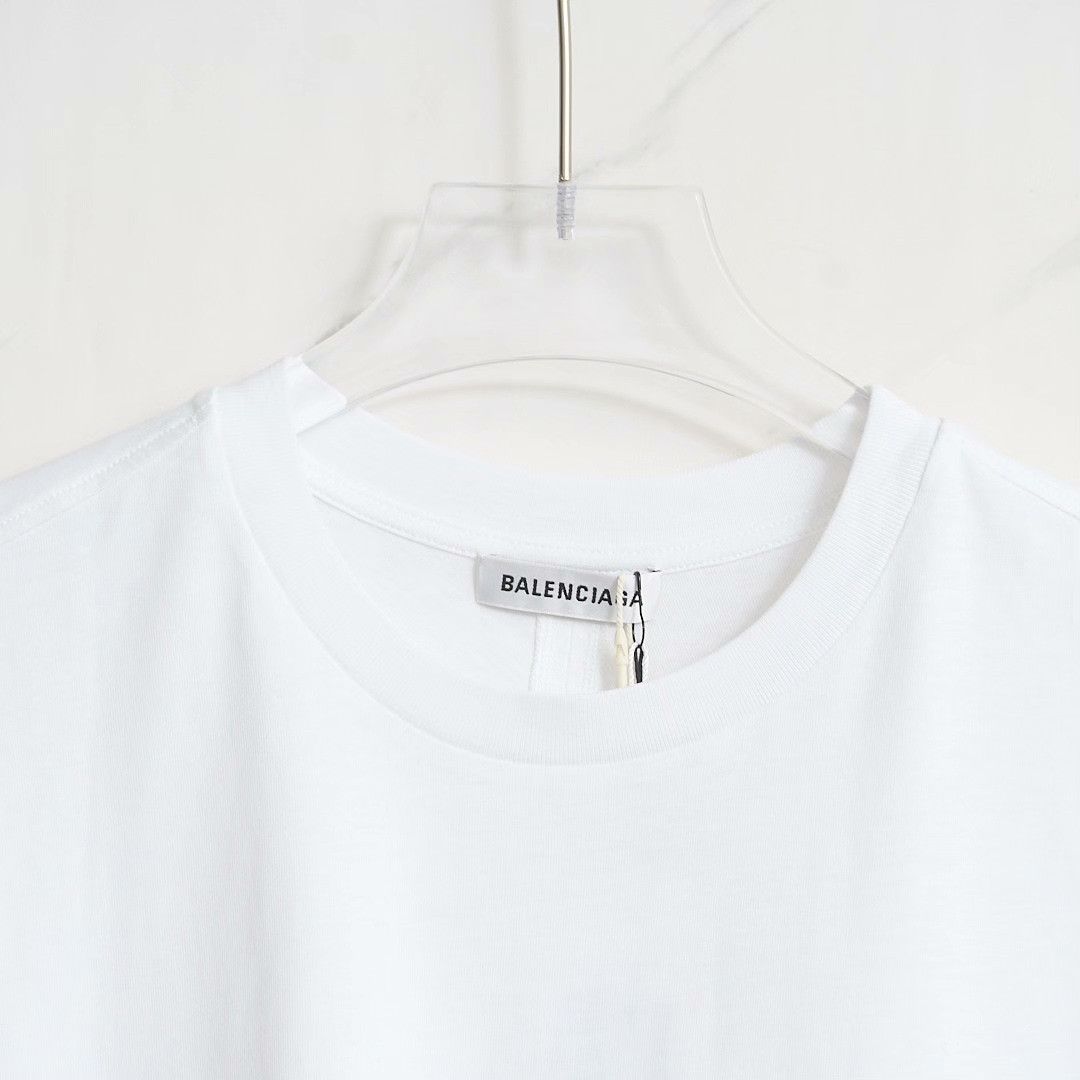 Balenciaga Balenciaga Women's Logo Crewneck T-Shirt Size XS / US 0-2 / IT 36-38 - 2 Thumbnail