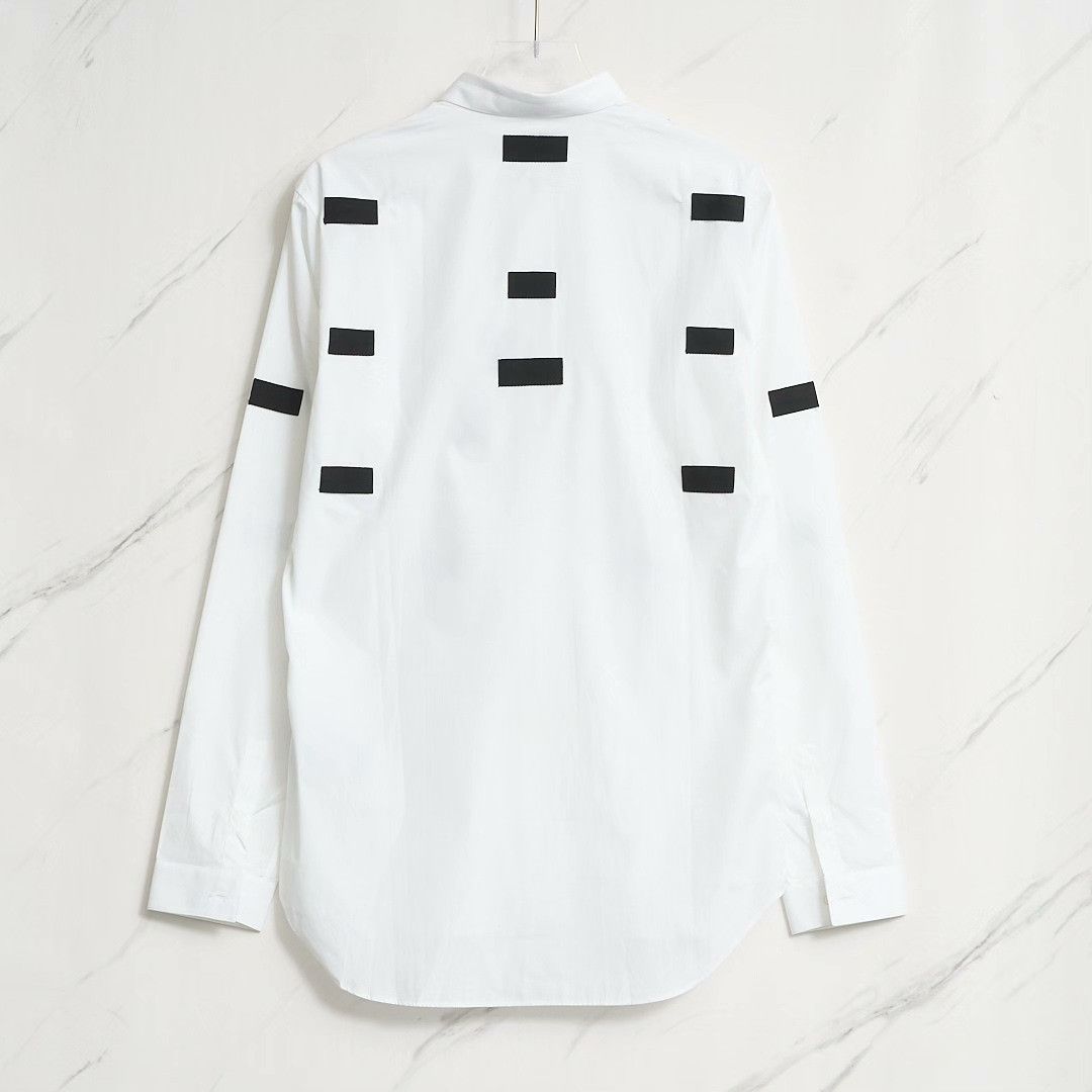 Dior Dior Men's Ribbon Decorated Shirt Size US XXS / EU 40 - 4 Thumbnail