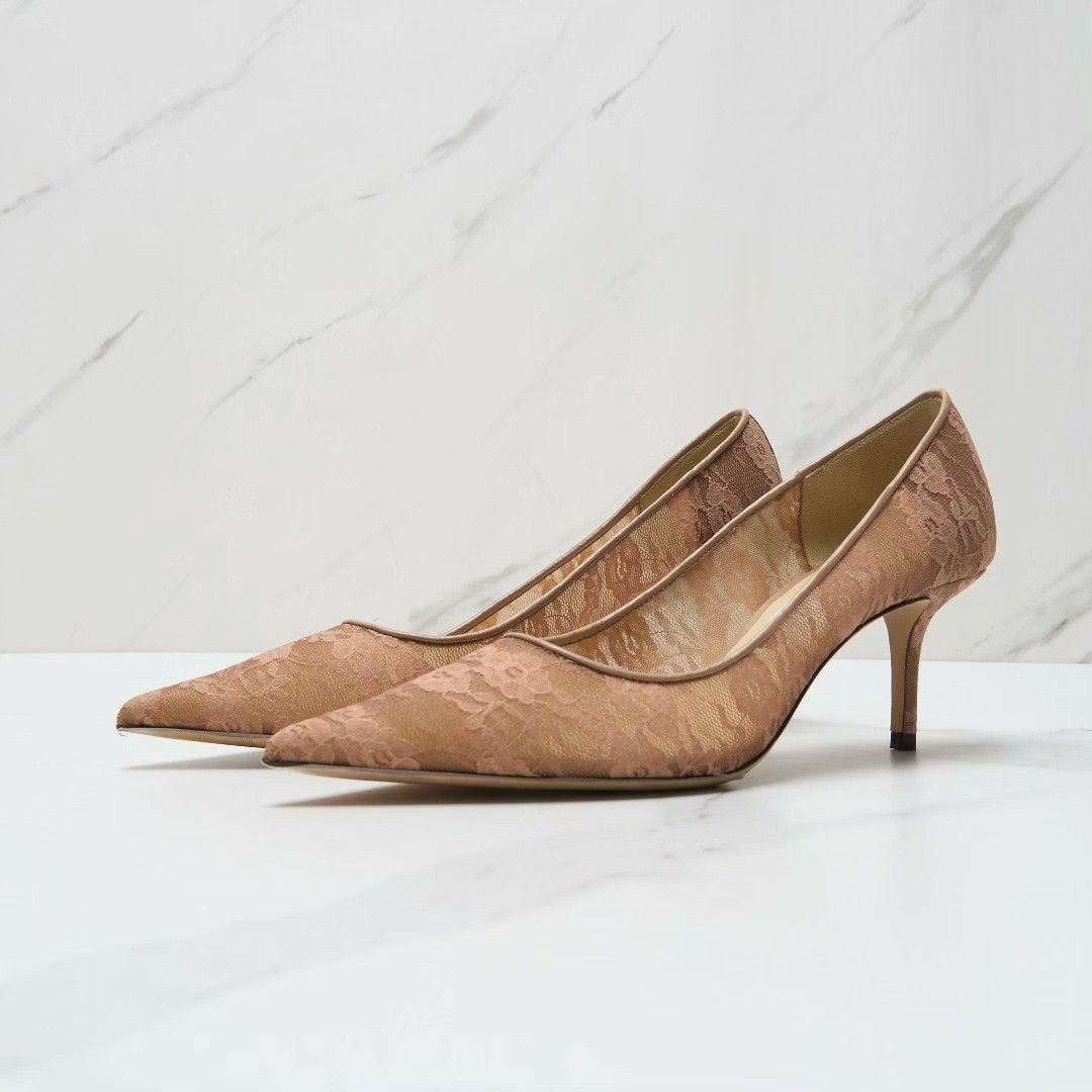 Jimmy Choo Jimmy Choo Women's LOVE 65 Heels Size US 7.5 / IT 37.5 - 3 Thumbnail
