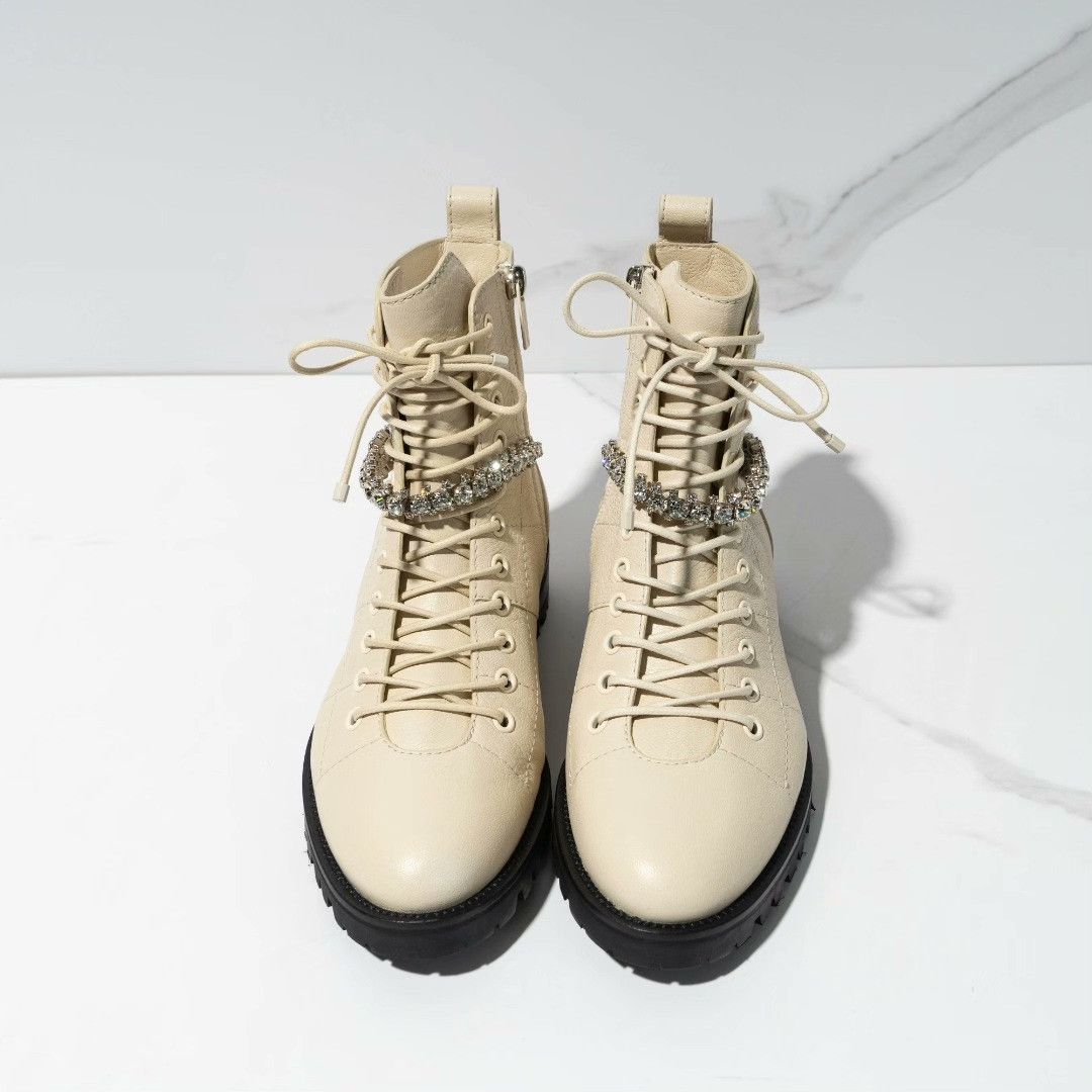 Jimmy Choo Jimmy Choo Cruz Flat Women's Boots Size US 5 / IT 35 - 3 Thumbnail