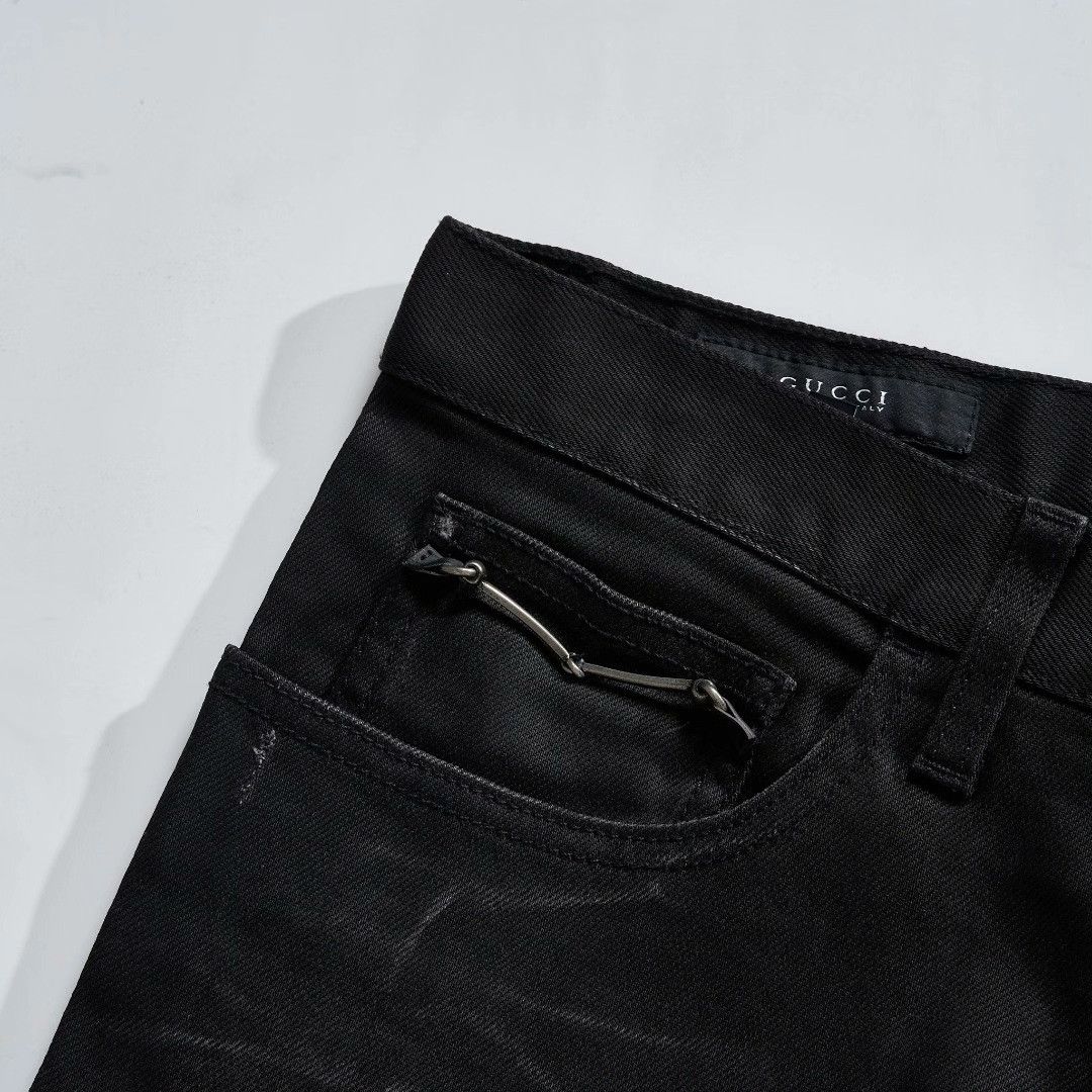 Gucci Gucci Men's Distressed Washed Jeans Size US 32 / EU 48 - 6 Thumbnail