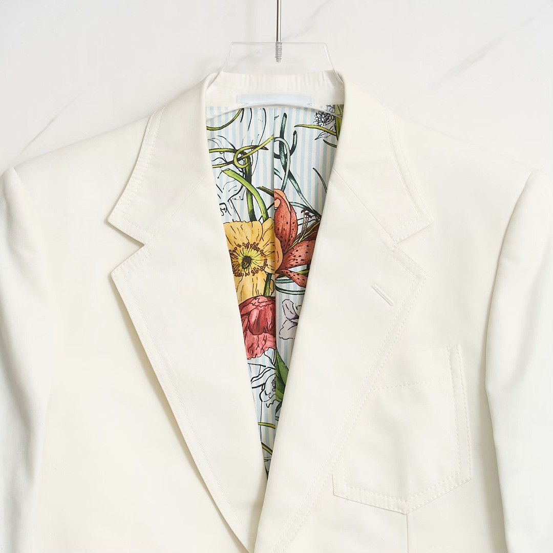 Gucci Gucci Men's Floral Jacquard Suit Size US S / EU 44-46 / 1 - 2 Thumbnail