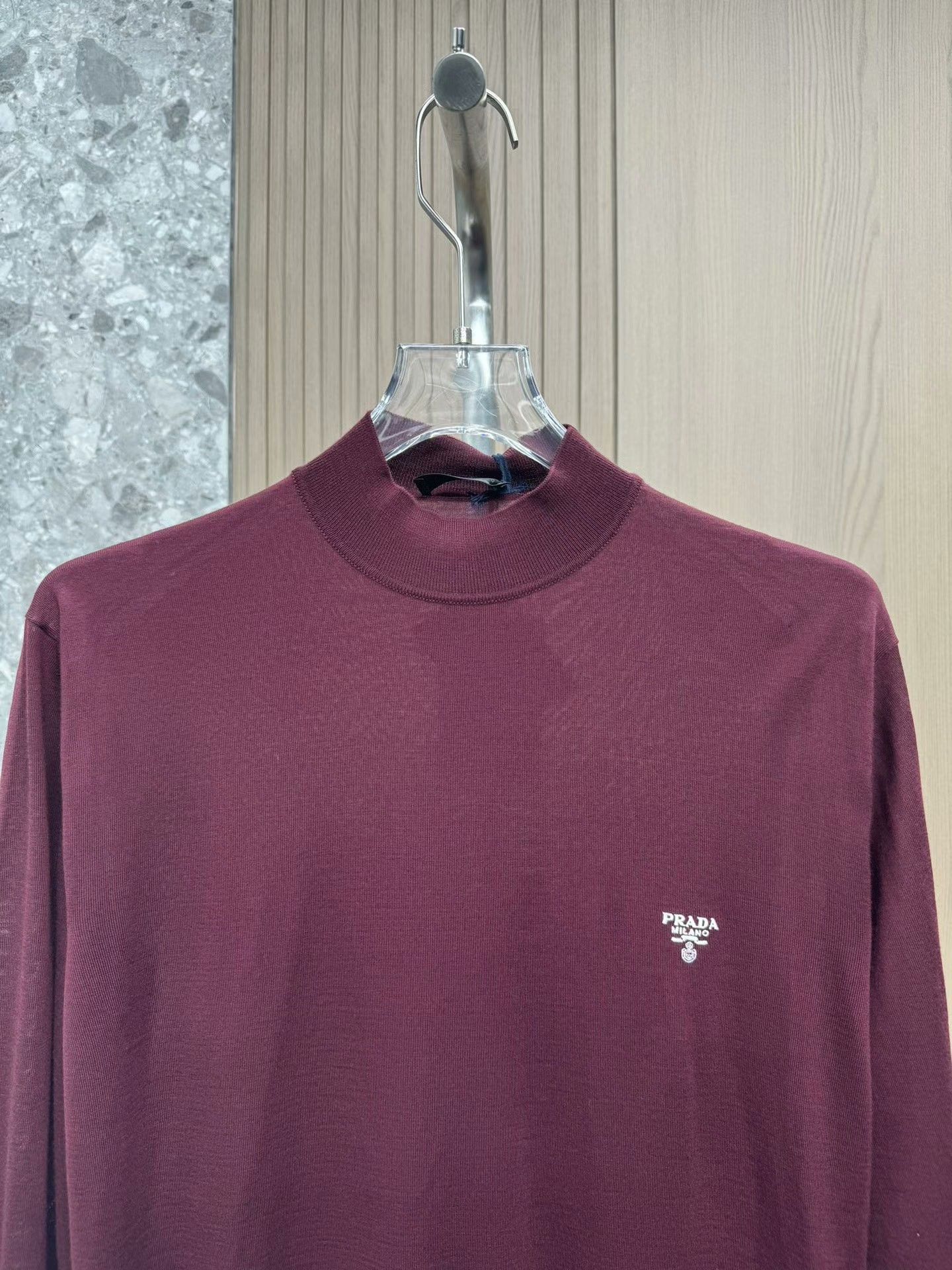 Prada Prada 2023 AW Half-High Collar Wool Sweater Size US L / EU 52-54 / 3 - 2 Thumbnail