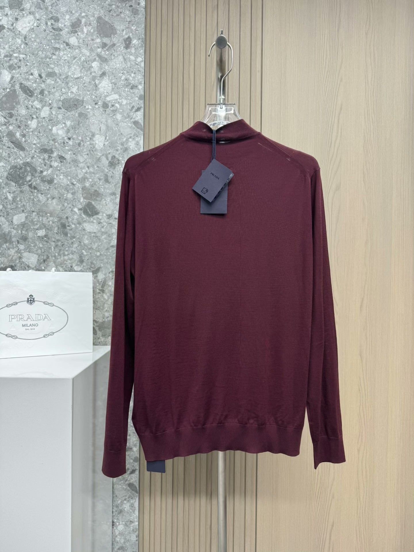 Prada Prada 2023 AW Half-High Collar Wool Sweater Size US L / EU 52-54 / 3 - 5 Thumbnail