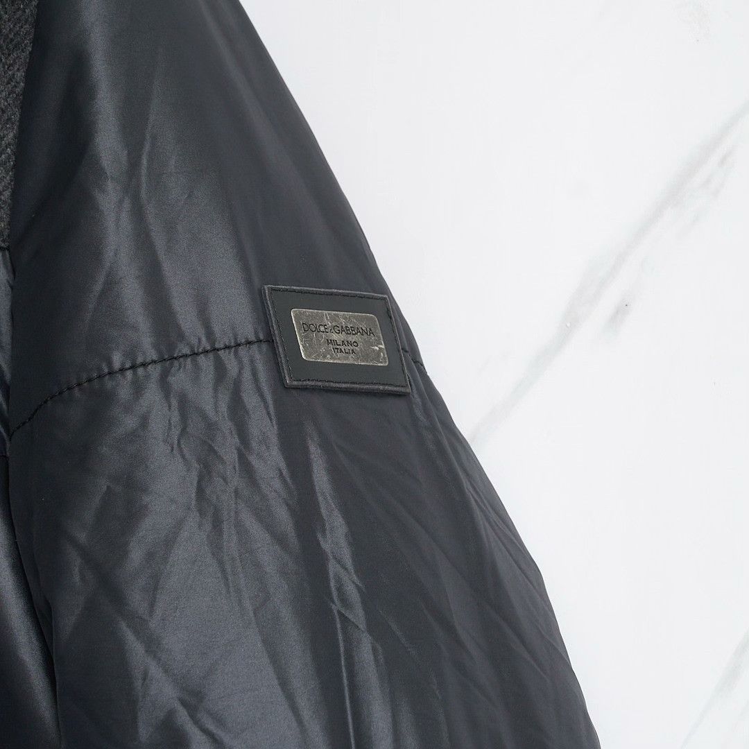 Dolce & Gabbana Dolce&Gabbana Men's Black Hooded Puffer Size US S / EU 44-46 / 1 - 4 Thumbnail