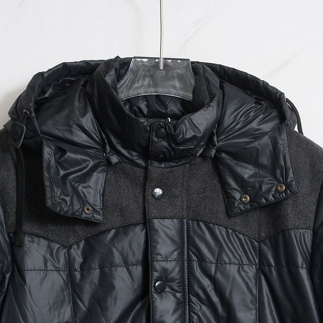 Dolce & Gabbana Dolce&Gabbana Men's Black Hooded Puffer Size US S / EU 44-46 / 1 - 2 Thumbnail