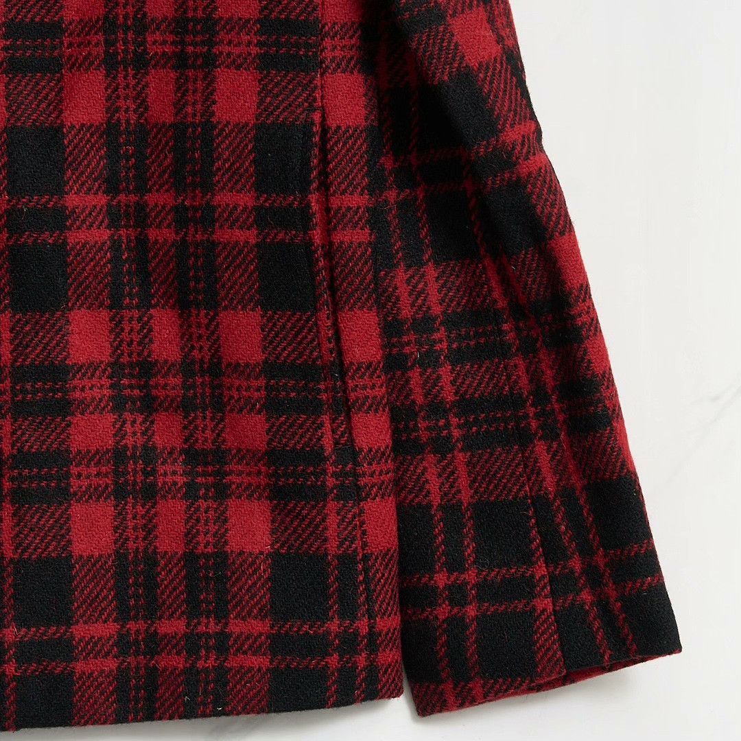 Saint Laurent Paris Saint Laurent Men's Plaid Double-Breasted Runway Coat Size US M / EU 48-50 / 2 - 3 Thumbnail