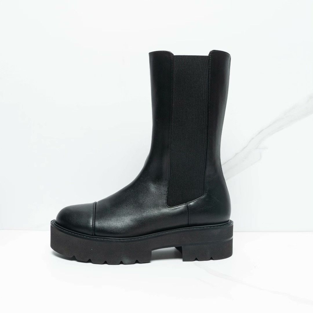 Stuart Weitzman Stuart Weitzman Platform Martin Boots Size US 8 / IT 38 - 6 Thumbnail