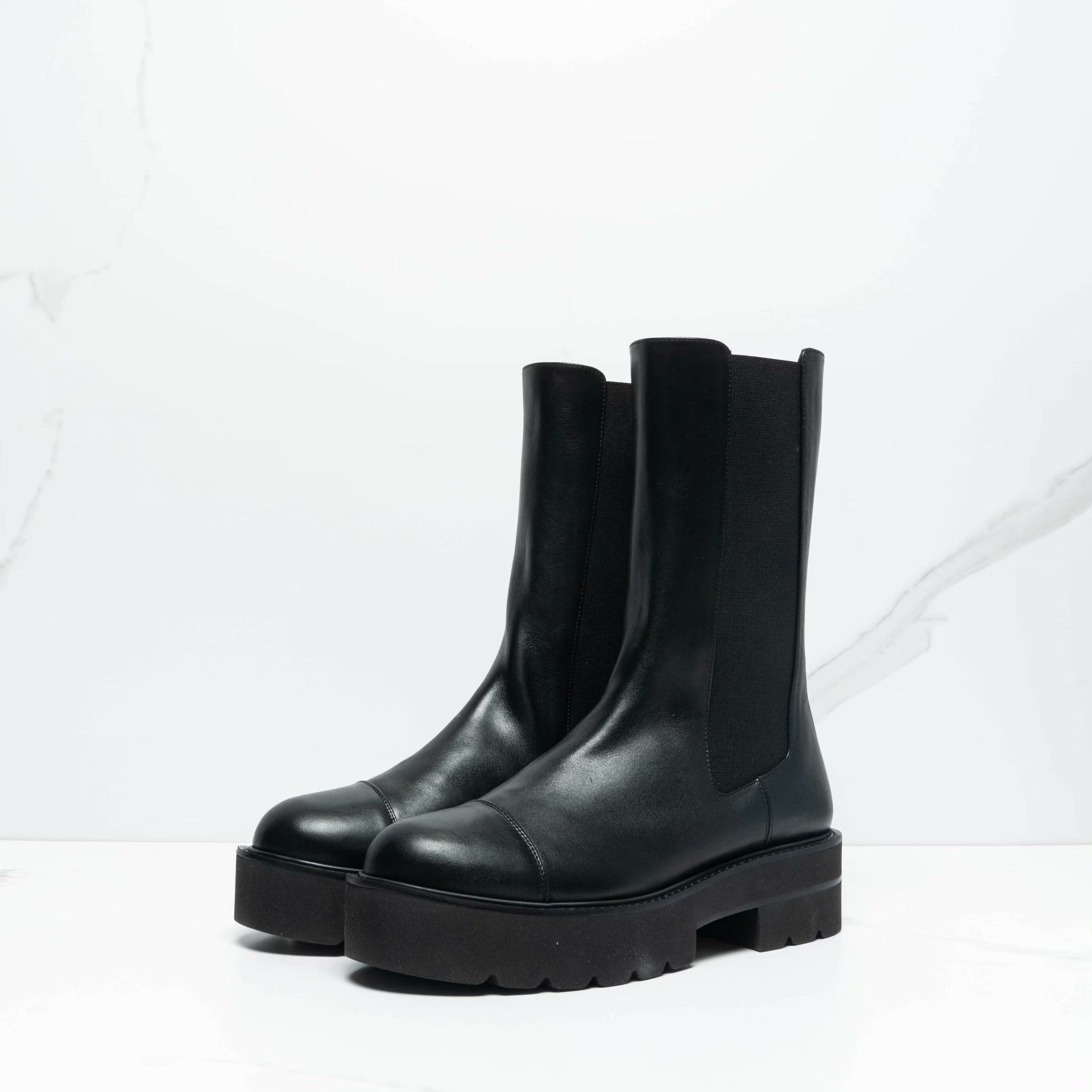 Stuart Weitzman Stuart Weitzman Platform Martin Boots Size US 8 / IT 38 - 2 Thumbnail