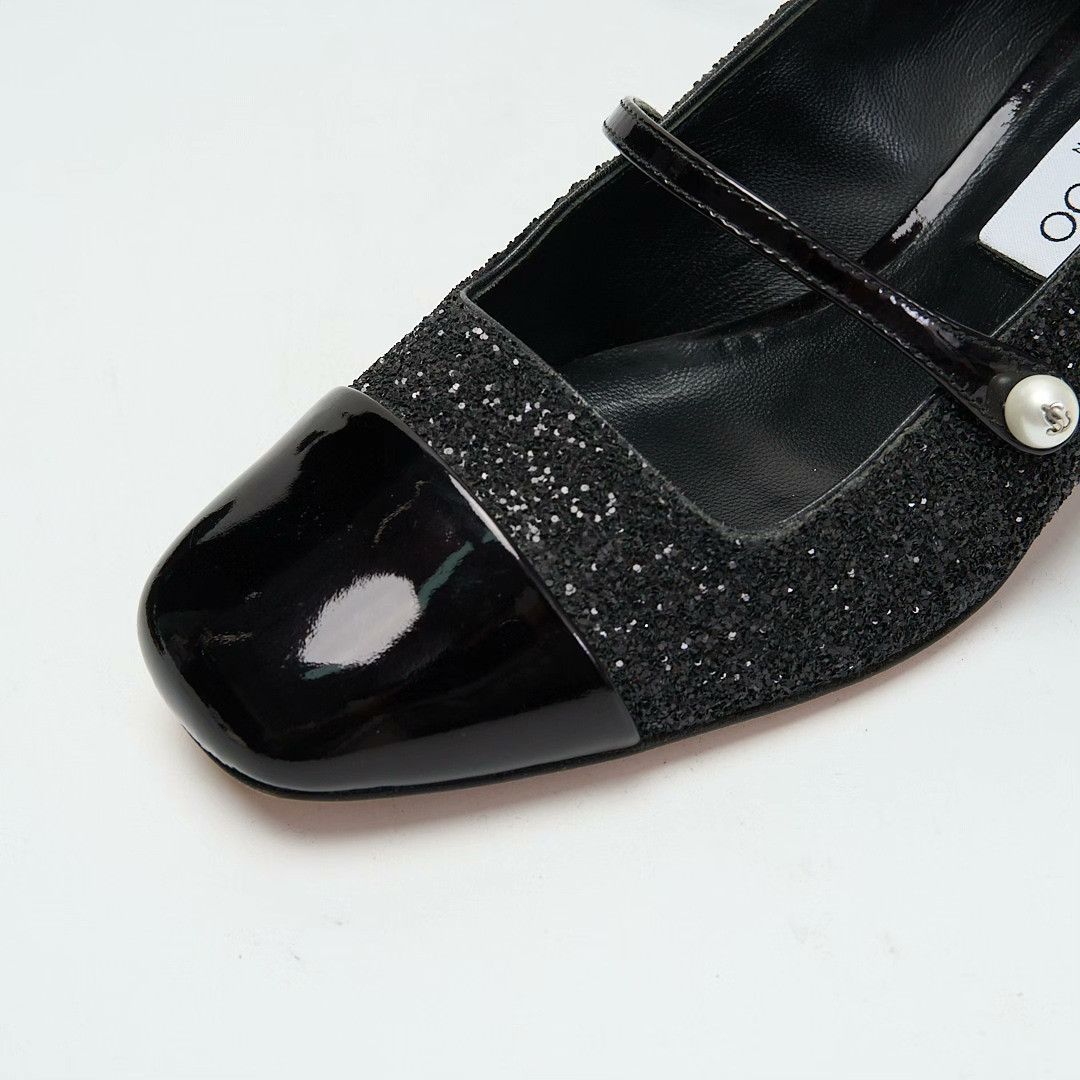Jimmy Choo Jimmy Choo Elisa 45 Sequin Heels Size US 7 / IT 37 - 5 Thumbnail