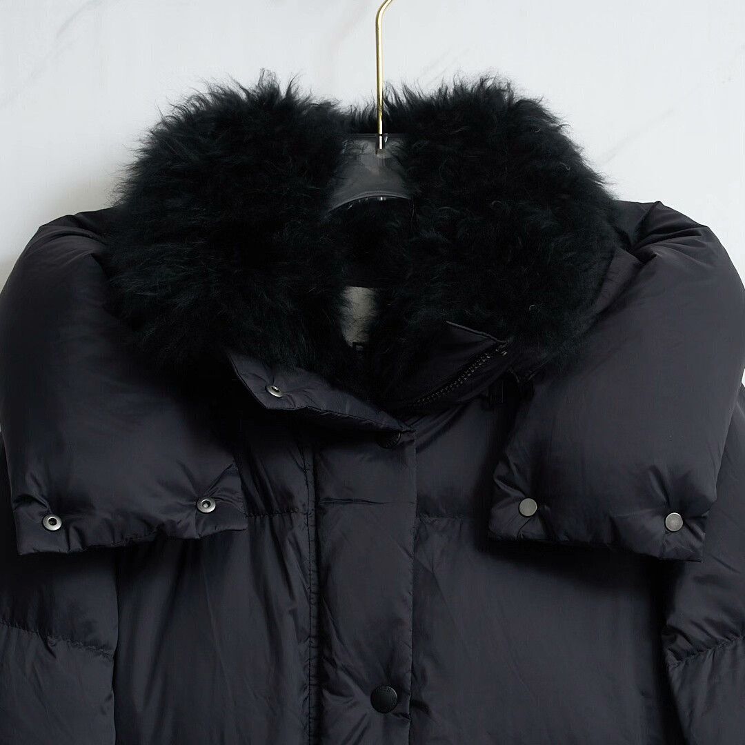 Yves Salomon Yves Salomon Women's Classic Hooded Down Jacket Size S / US 4 / IT 40 - 2 Thumbnail