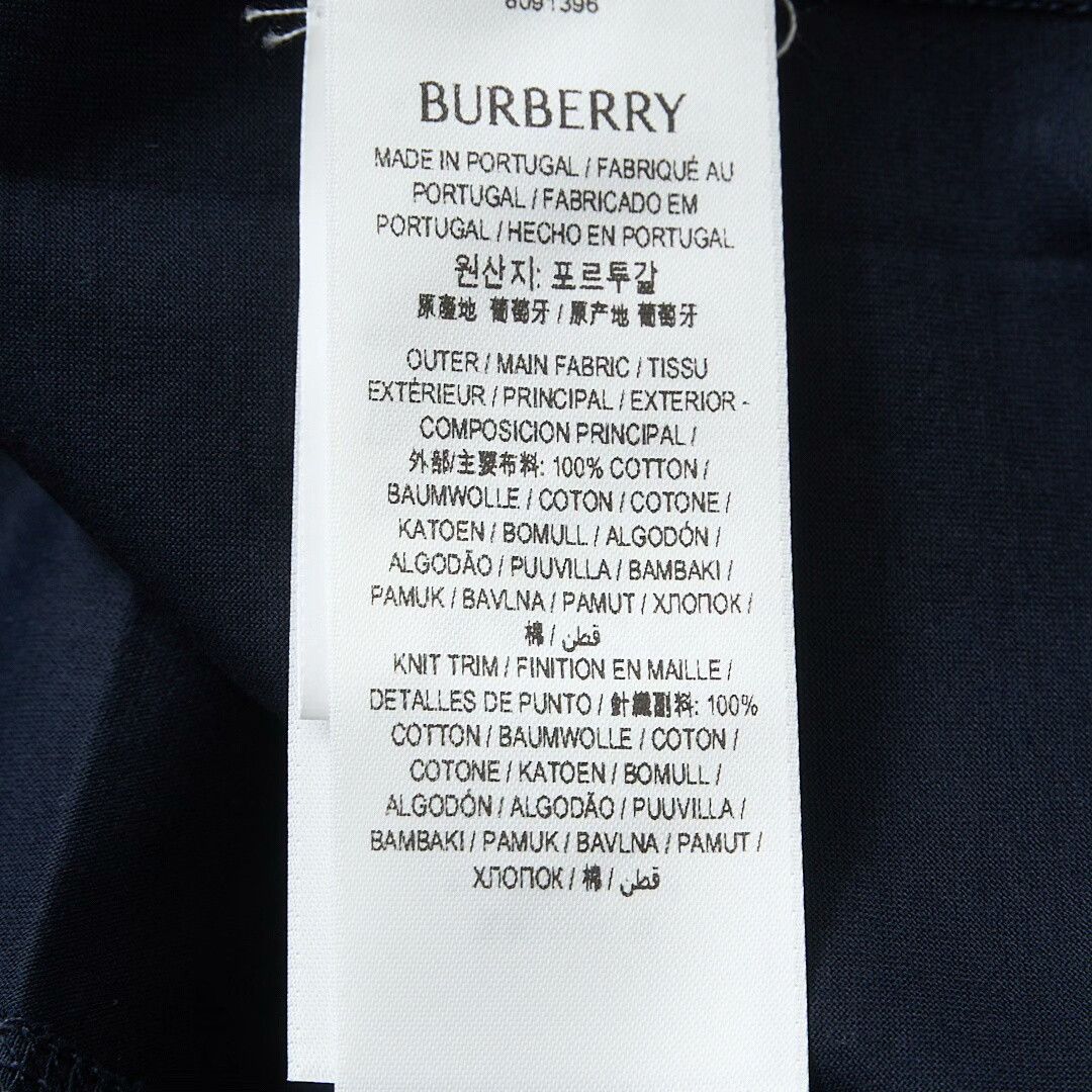 Burberry Burberry Men's Navy Embroidered T-shirt Size US S / EU 44-46 / 1 - 5 Thumbnail